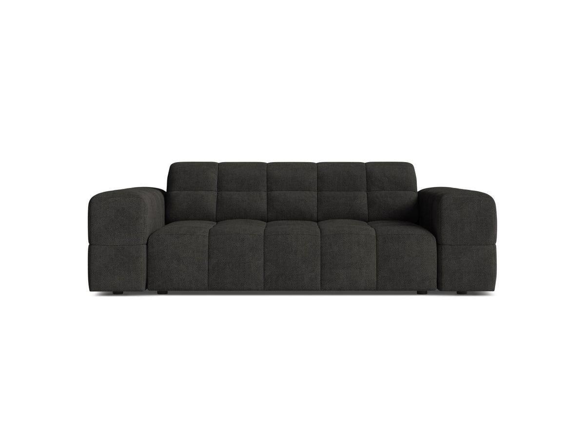 Sofa 2-osobowa JENNIFER grafitowy szenil – Micadoni
