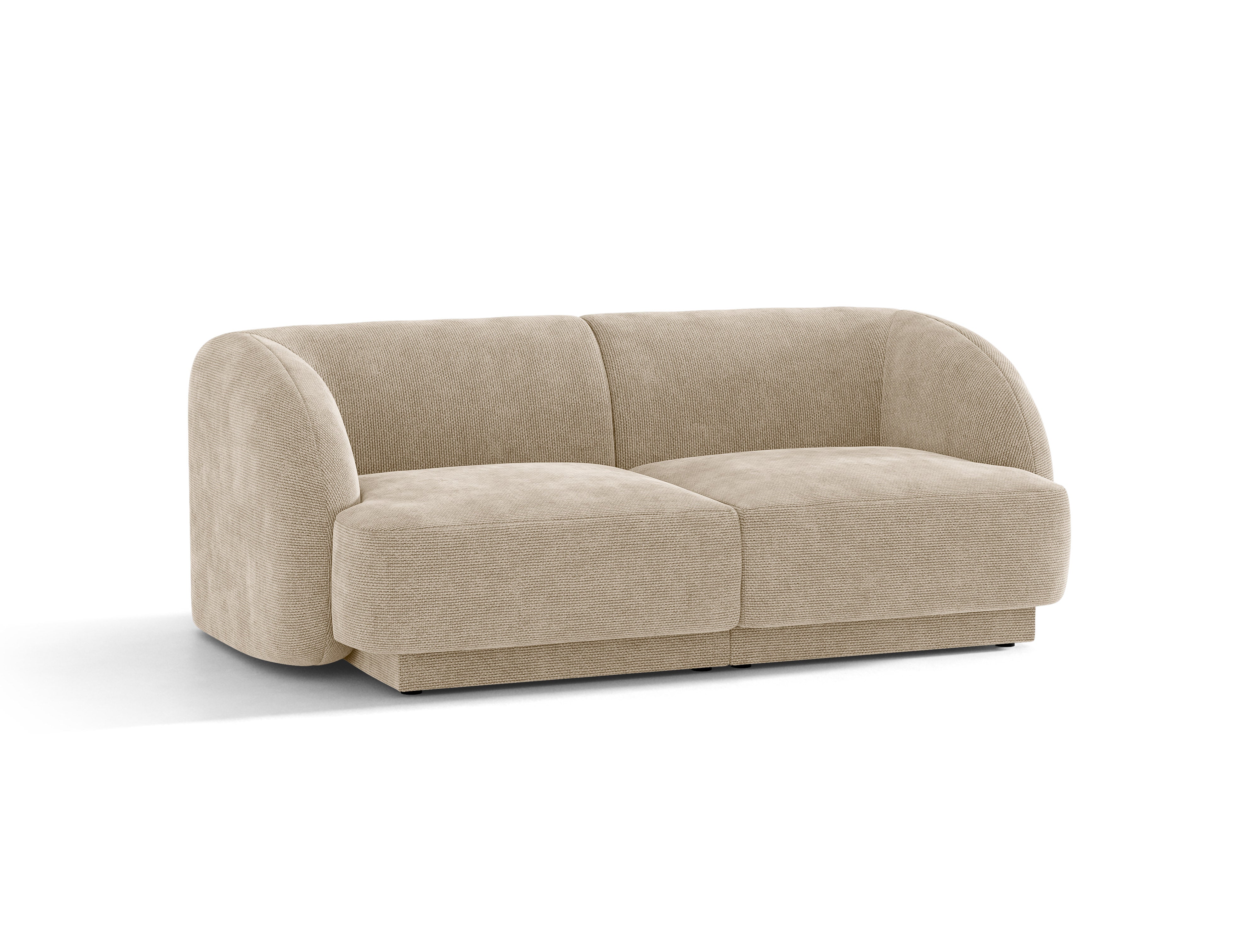 Sofa 2-sitzig MILEY beige Chenille
