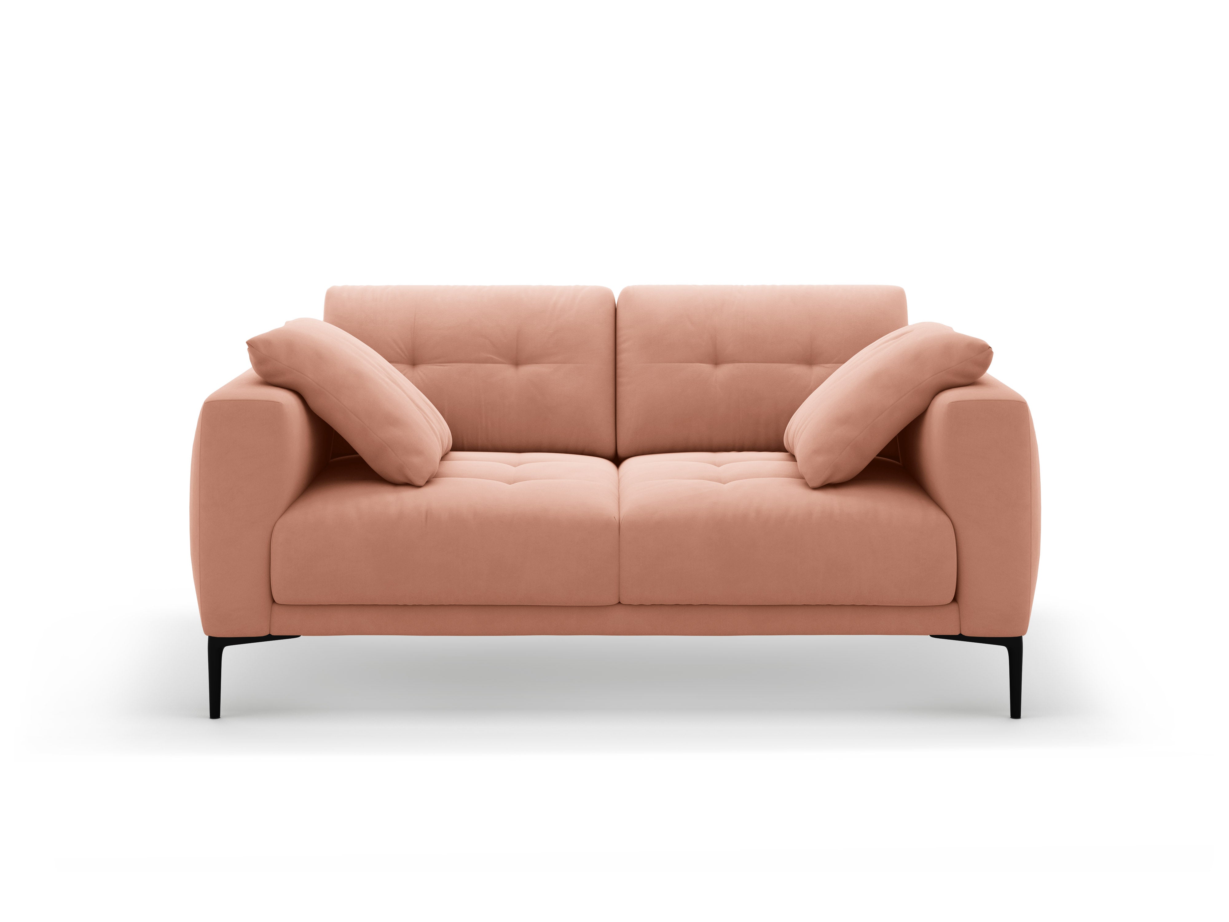 Velvet 2-Seater Sofa BEMY Pink