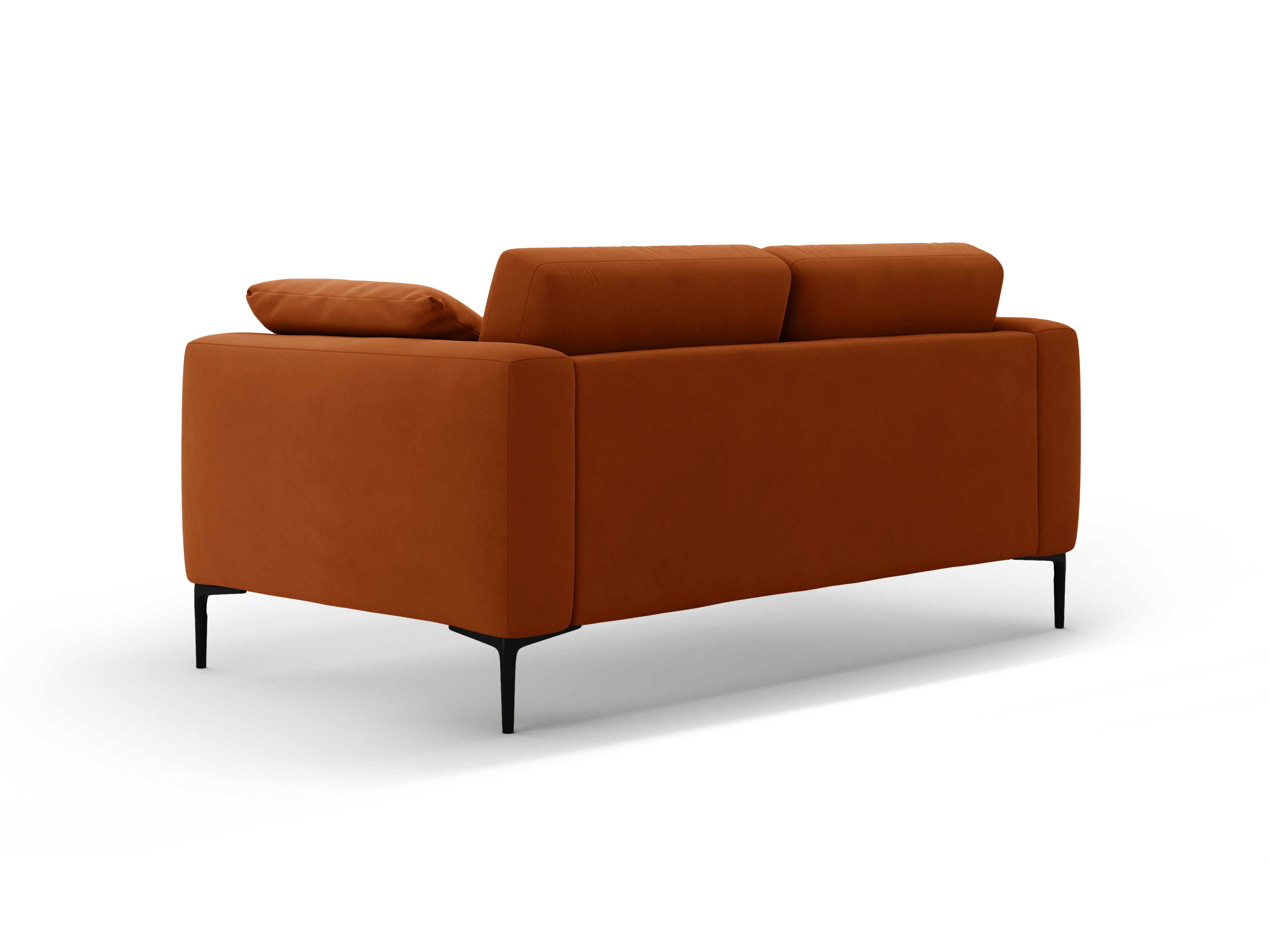 Velvet 2-Seater Sofa BEMY Terracotta