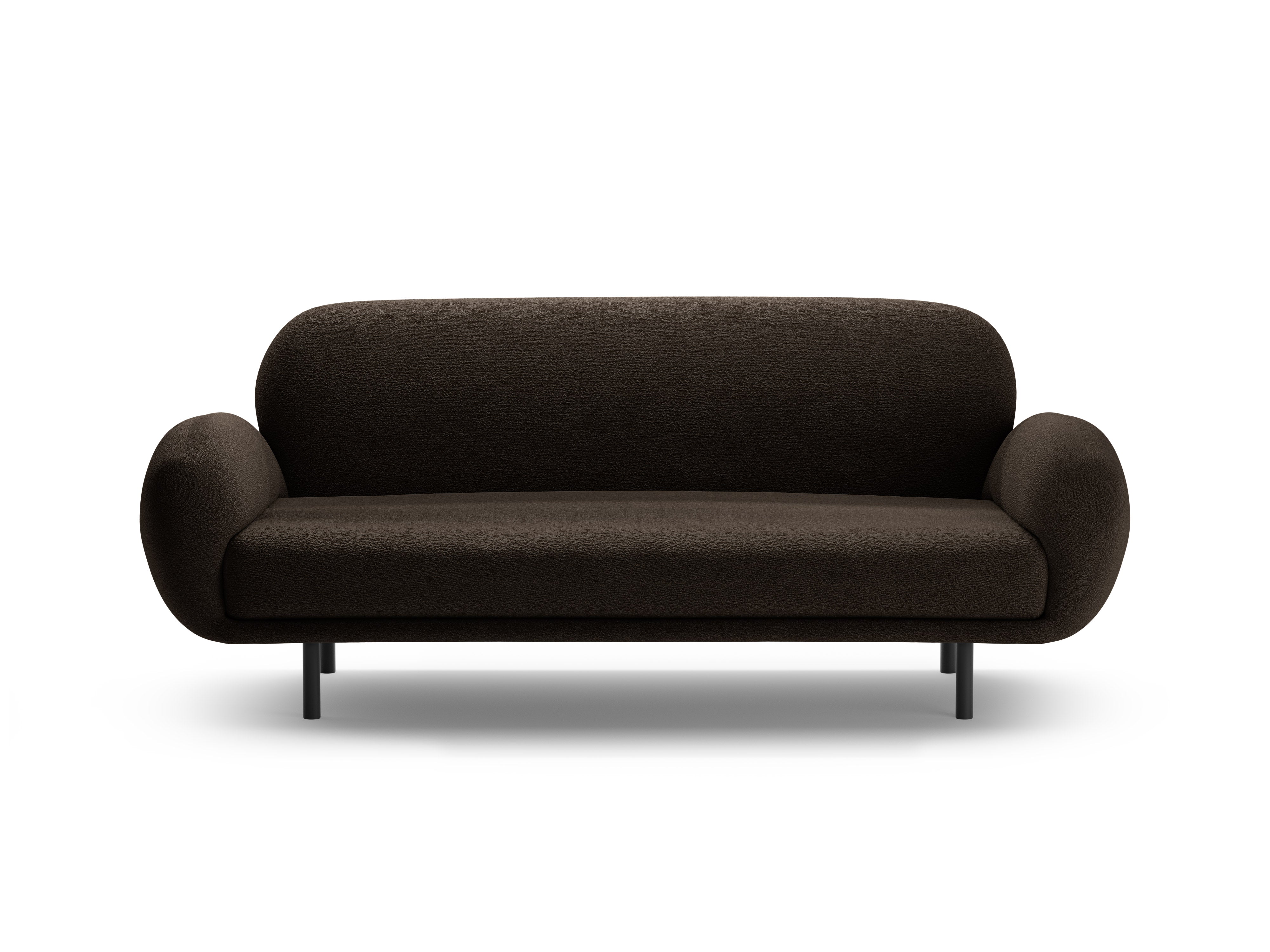 2.5-seater Sofa POPPY brown boucle