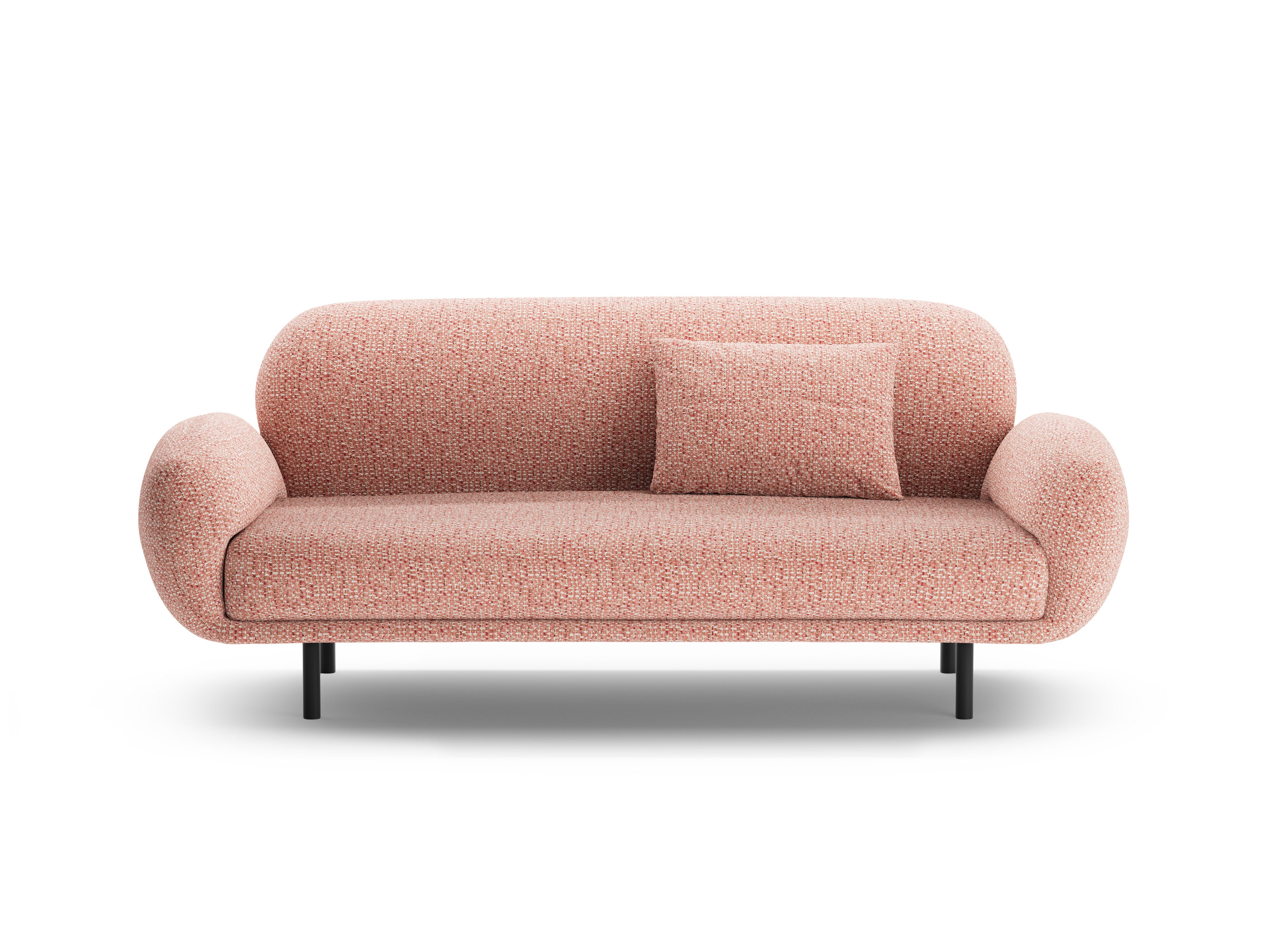 Sofa 2,5-sitzig POPPY rosa Chenille