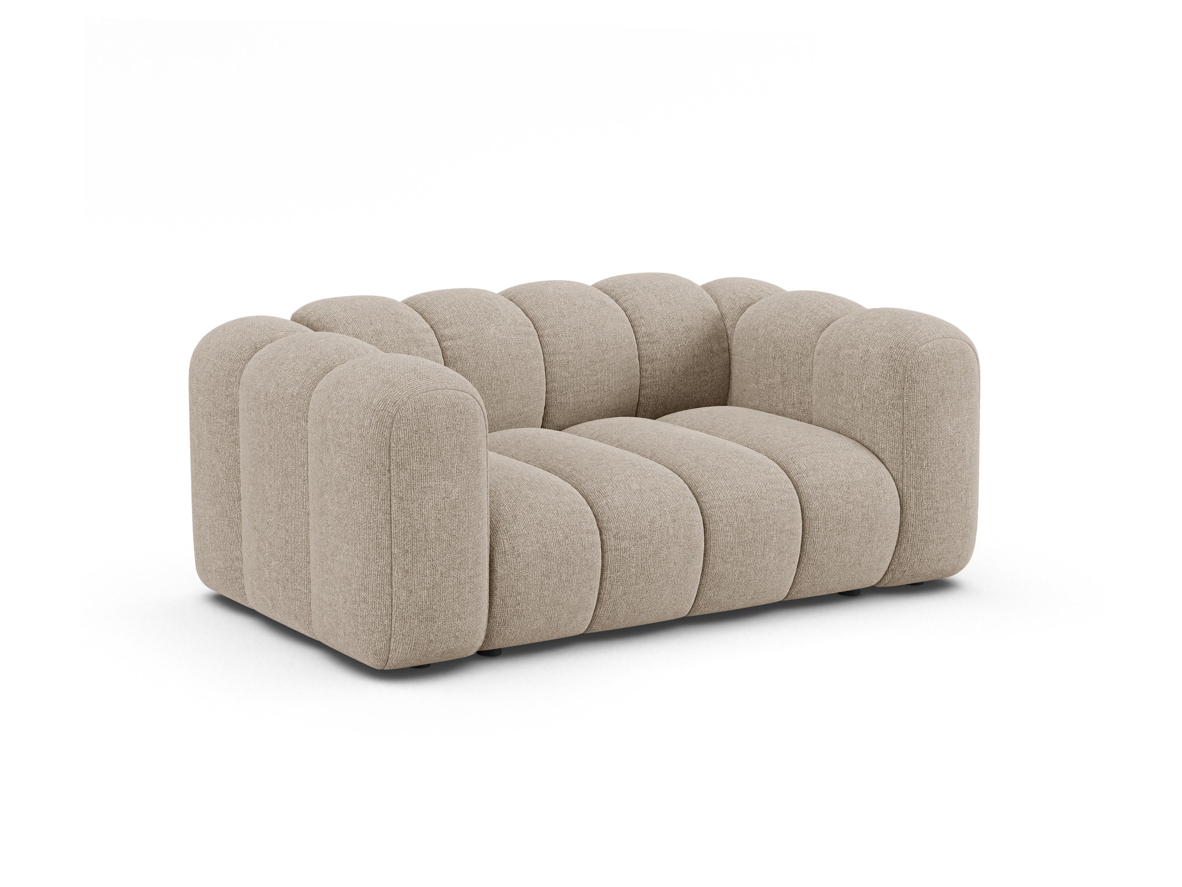 Sofa 2-sitzig LUPINE beige Chenille