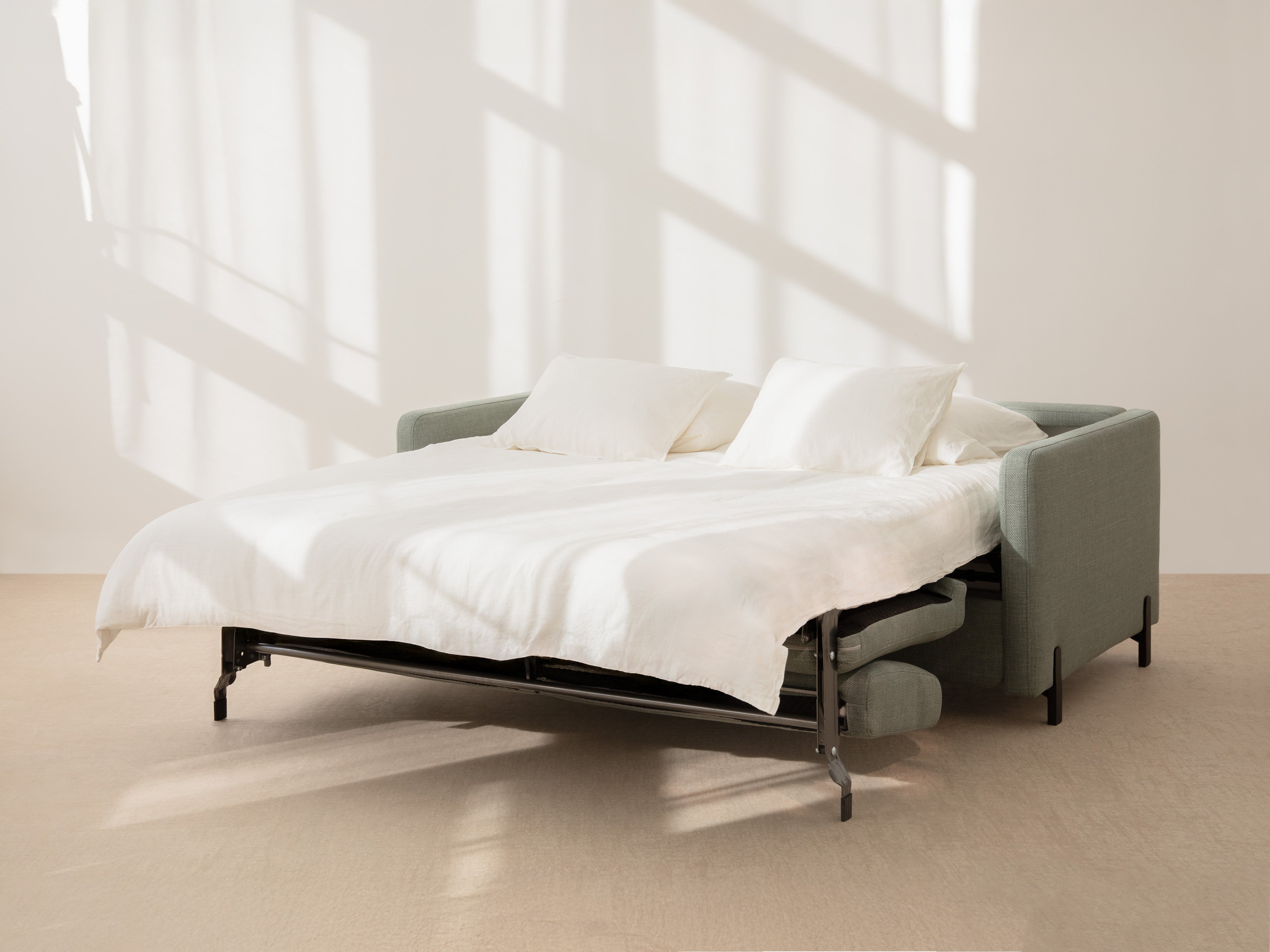 Sofa mit Bettfunktion, "Gloria", 3 Sitze, Minze, 202x102x80
In Europa gemacht