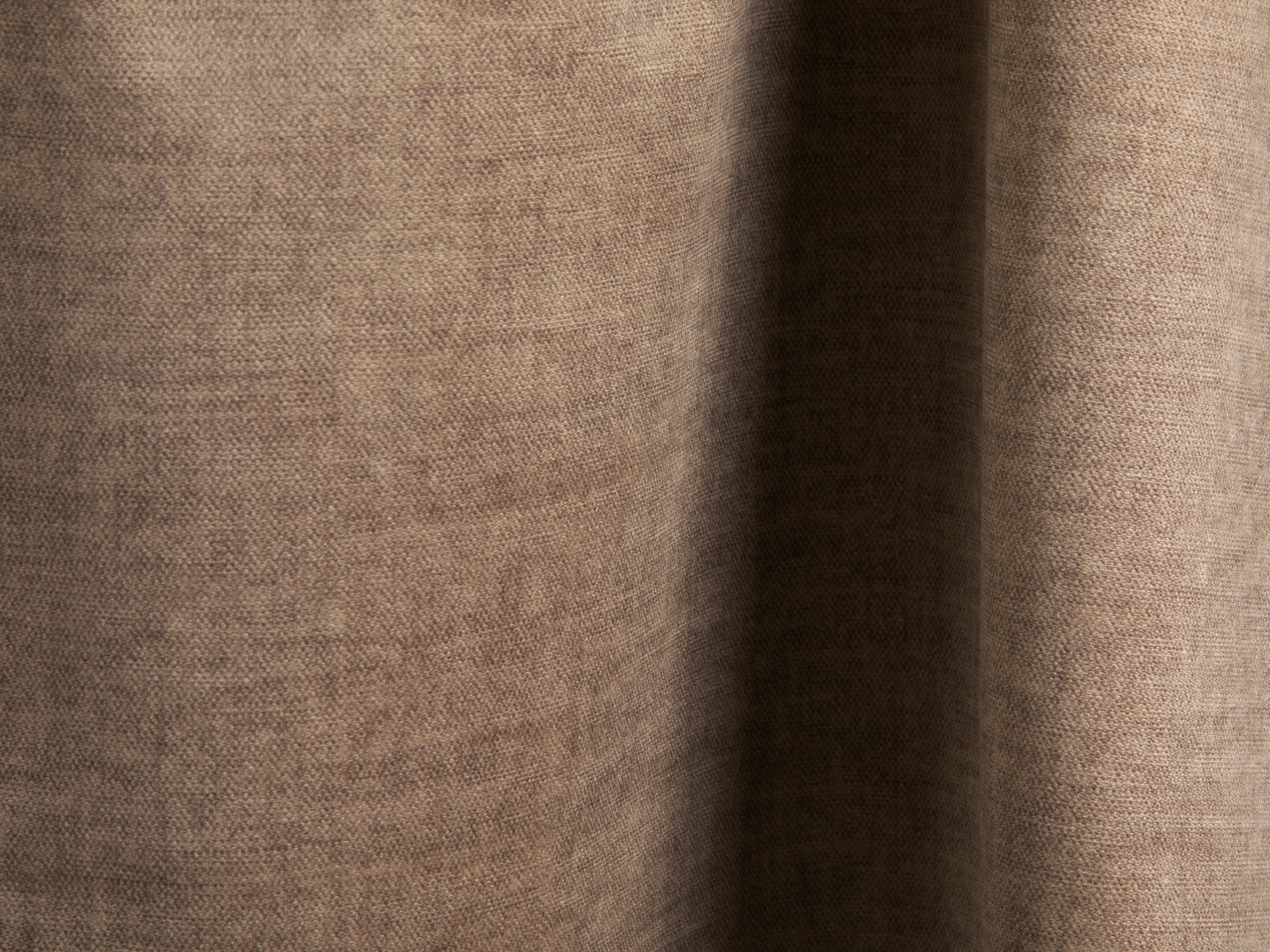 Velvet 3-Seater Sofa with Sleeping Function MARTINA Dark Beige