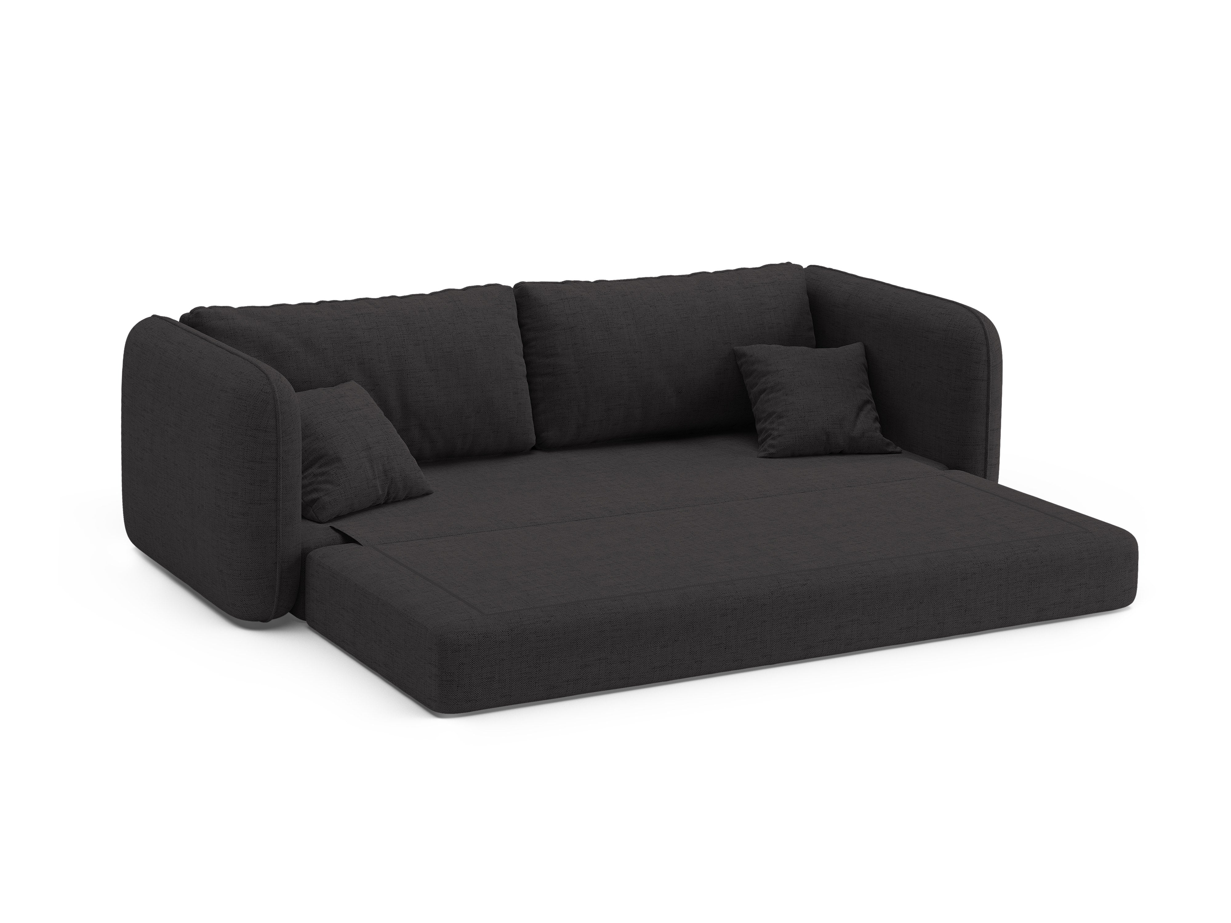 Sofa 3-sitzig mit Schlaffunktion DORMI anthrazit
