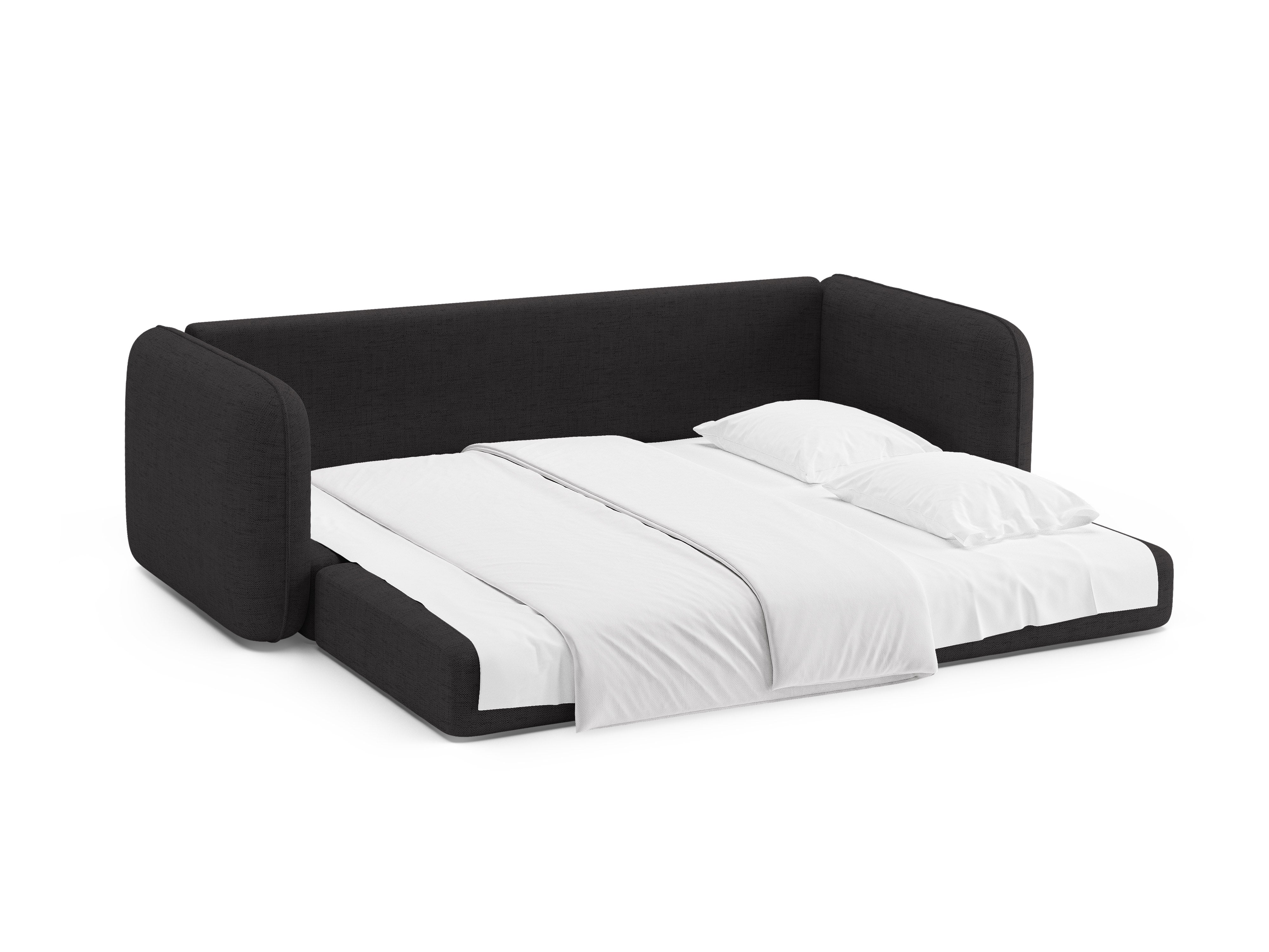 Sofa 3-sitzig mit Schlaffunktion DORMI anthrazit