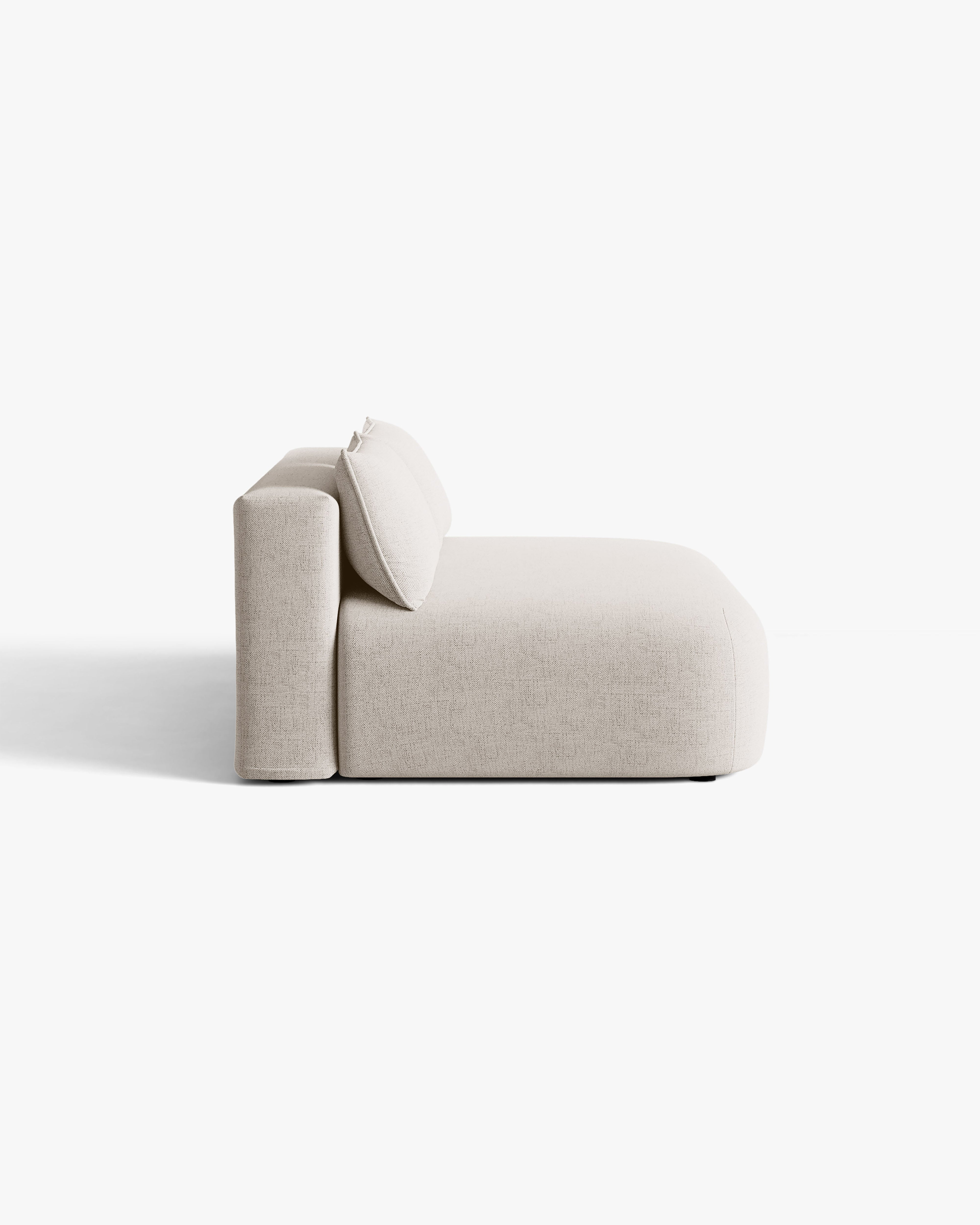 Sofa für 3 Personen mit Schlaffunktion HENA in Beige