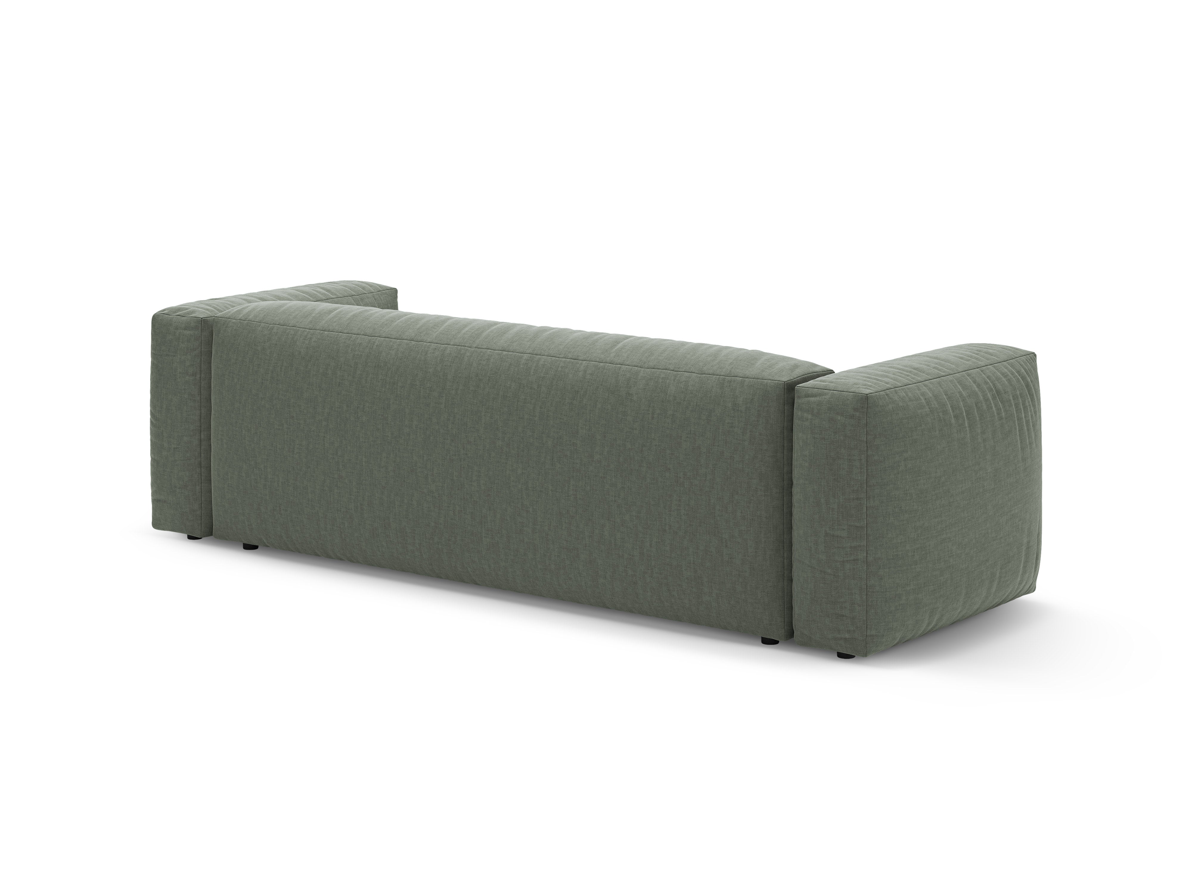 Sofa 3-sitzig mit Schlaffunktion MARTINA moosgrün