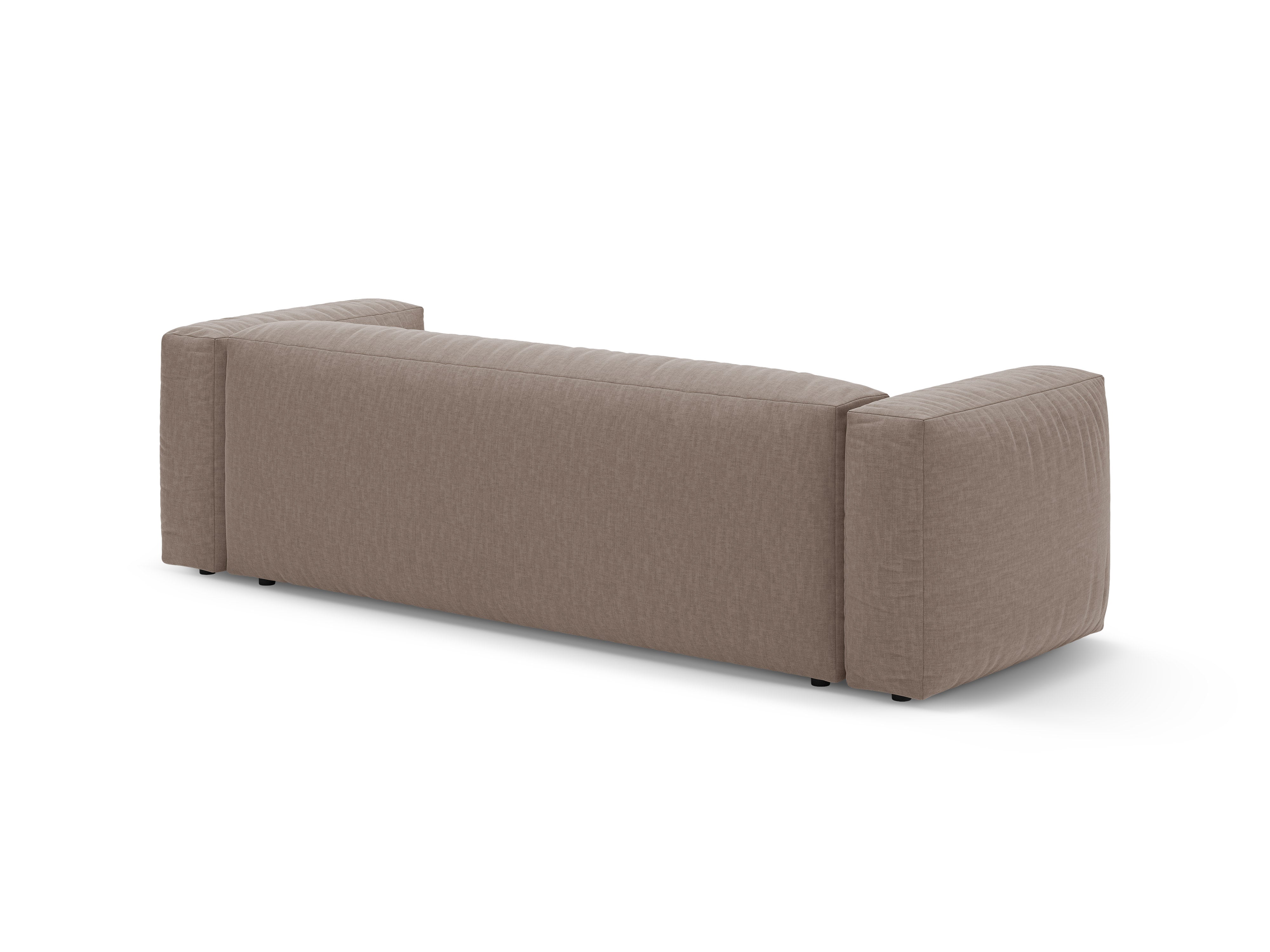 3-Seater Sofa with Sleeping Function MARTINA Dark Beige