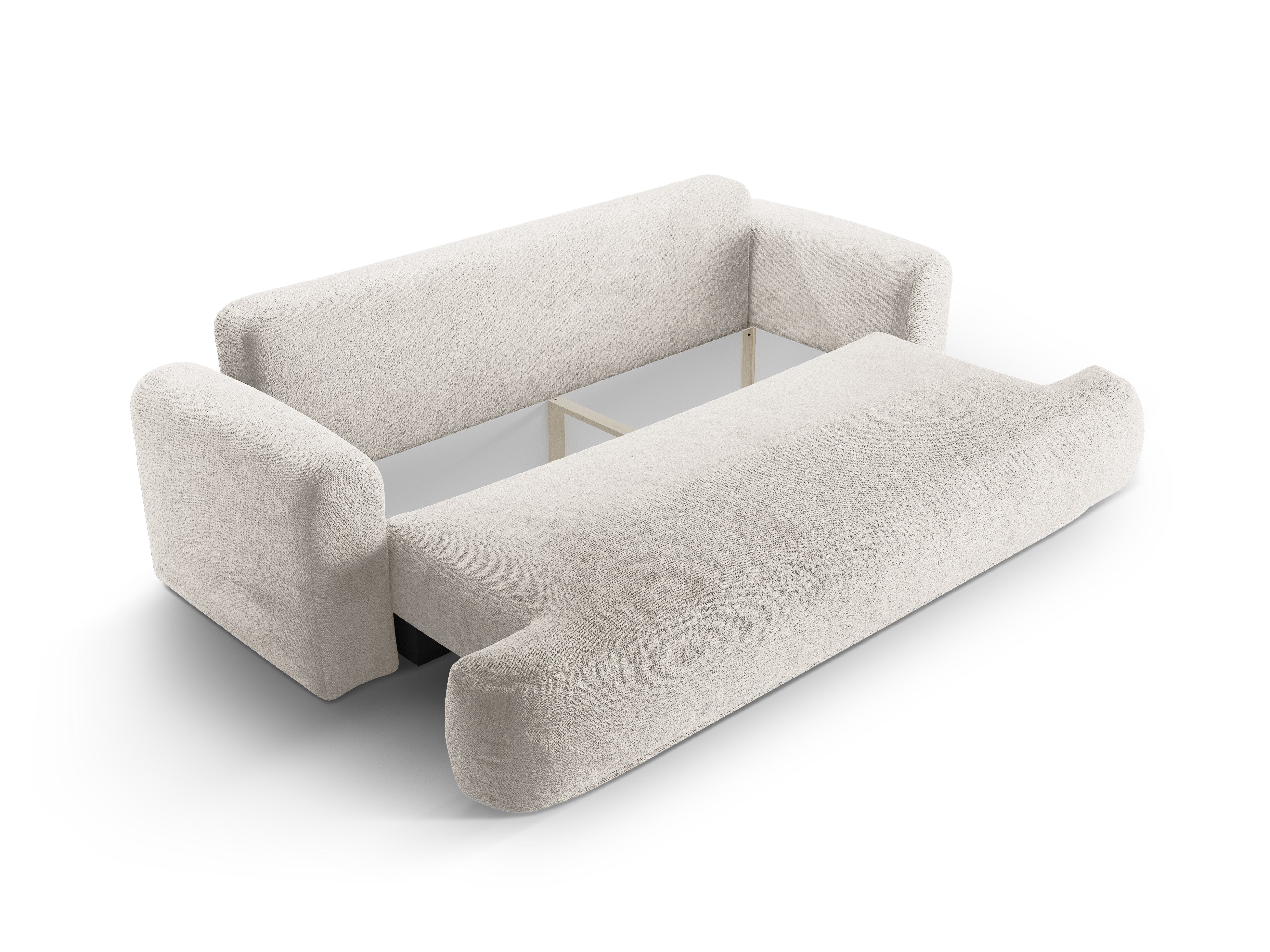 Sofa mit Schlaffunktion Ella Szarobeżowy