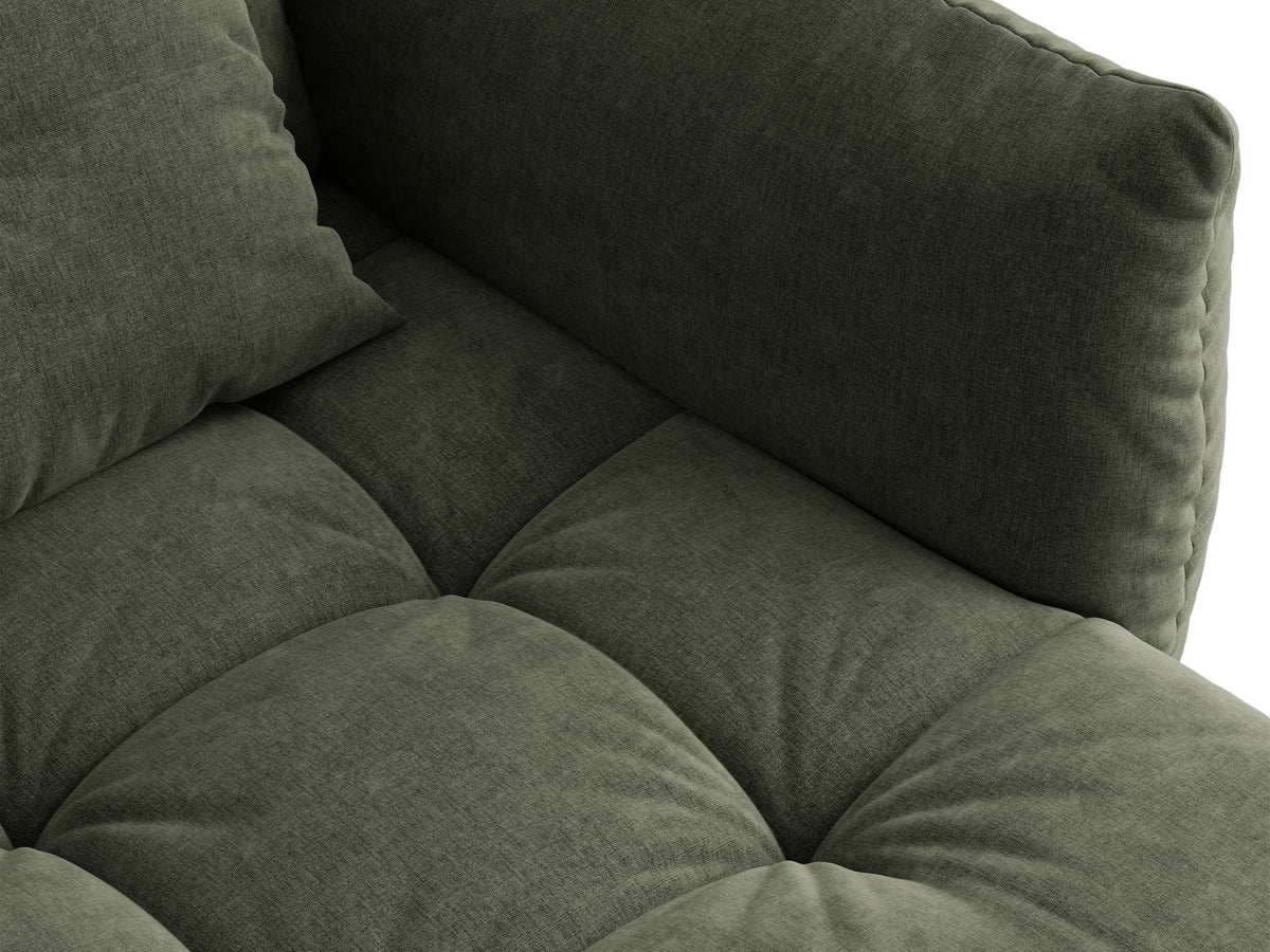 Sofa 3-osobowa z funkcją spania BLOOM zielony – ujęcie 8