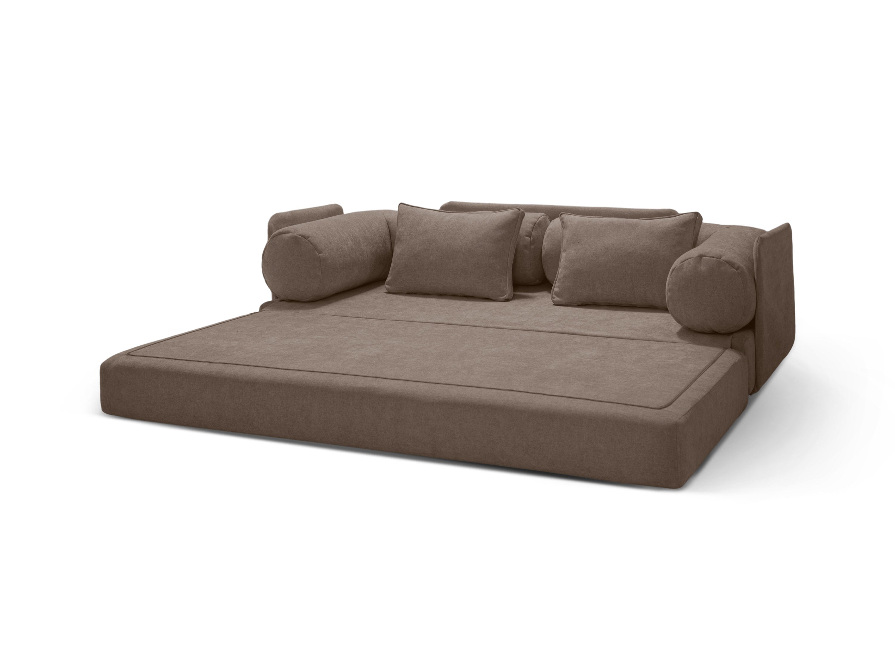 Sofa 3-Sitzer mit Schlaffunktion DREAMY cappuccino