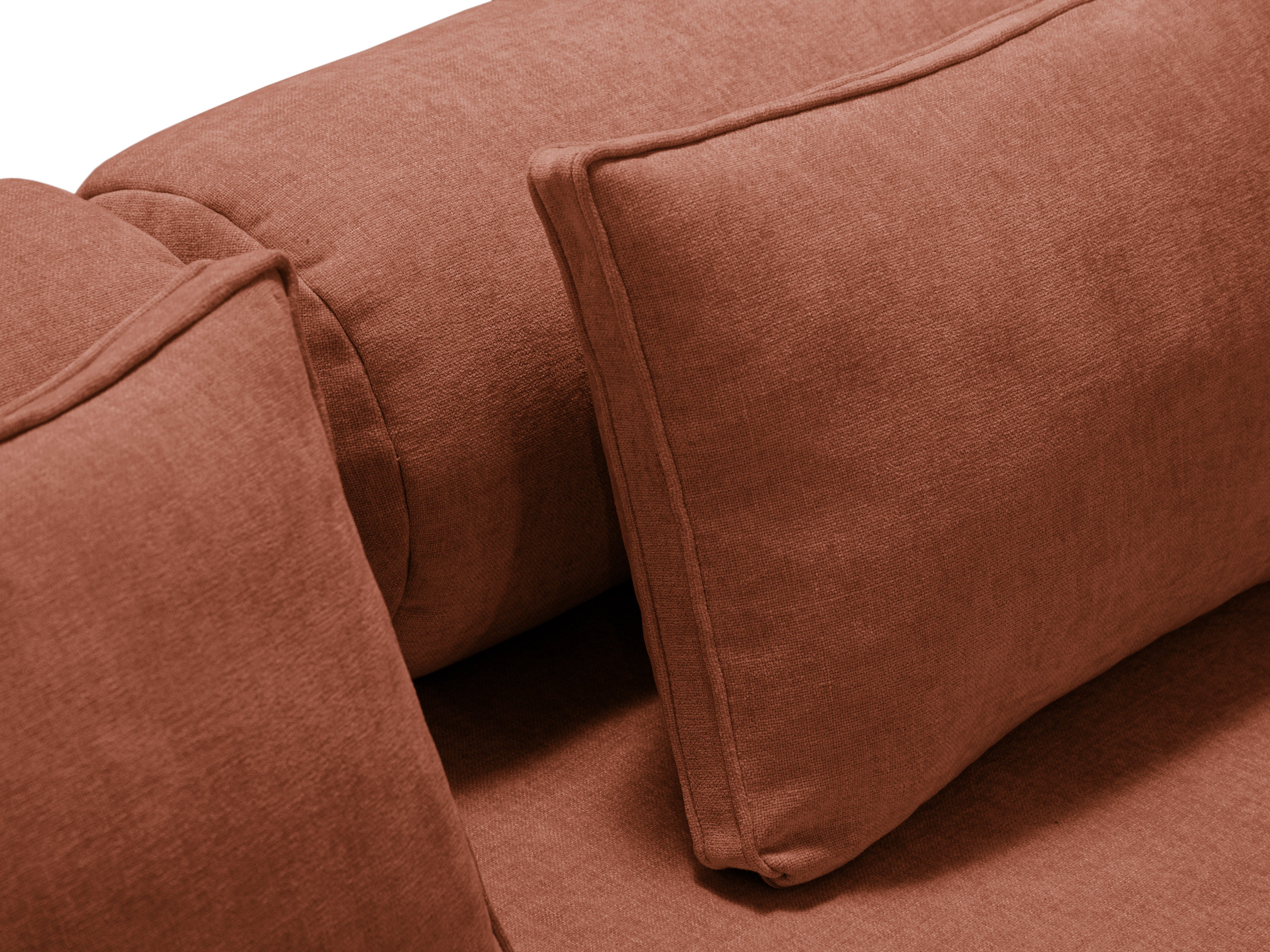 3-Seater Sofa with Sleeping Function DREAMY Brick