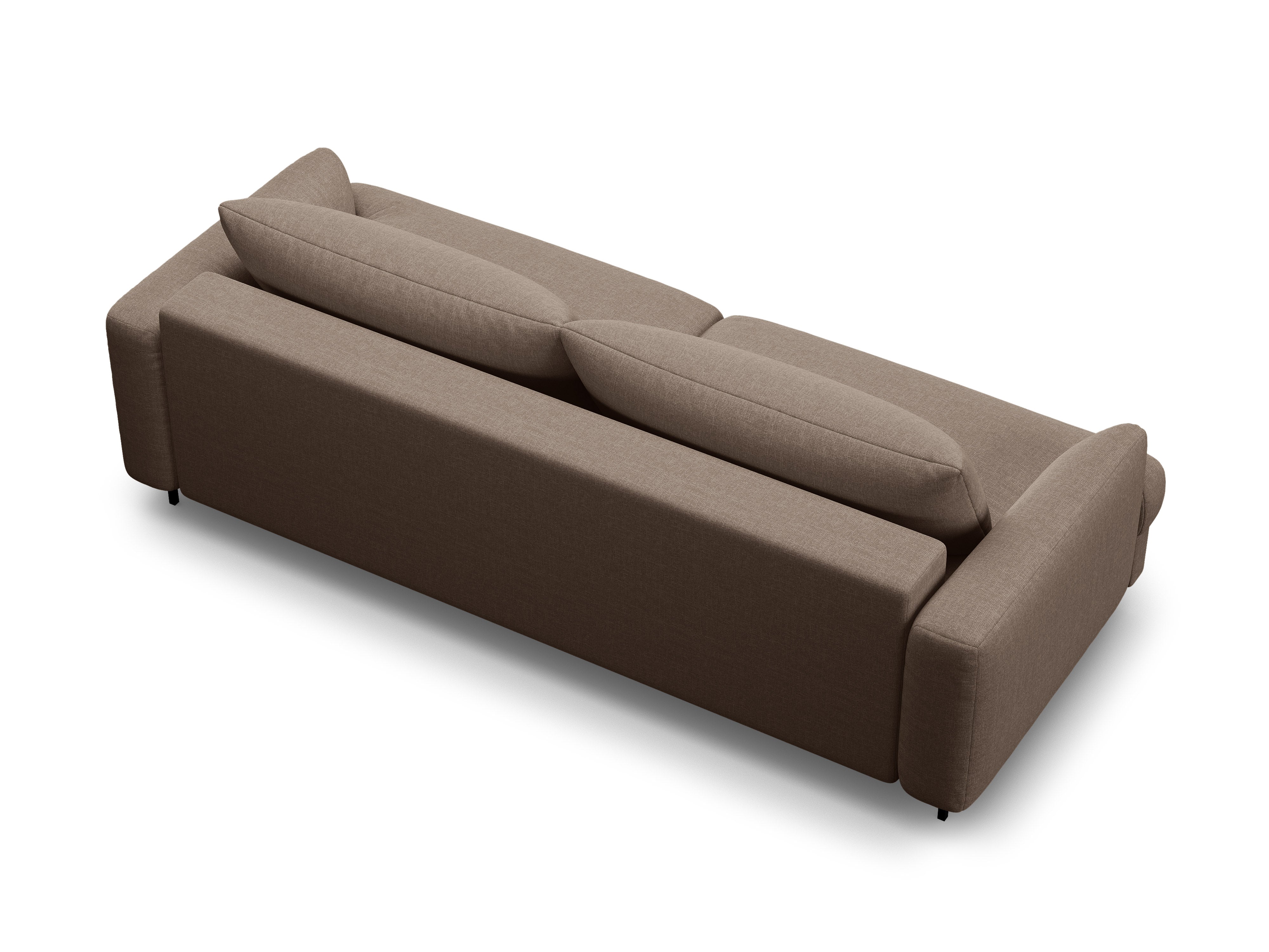 3-Seater Sofa with Sleeping Function NAOMI Cappuccino