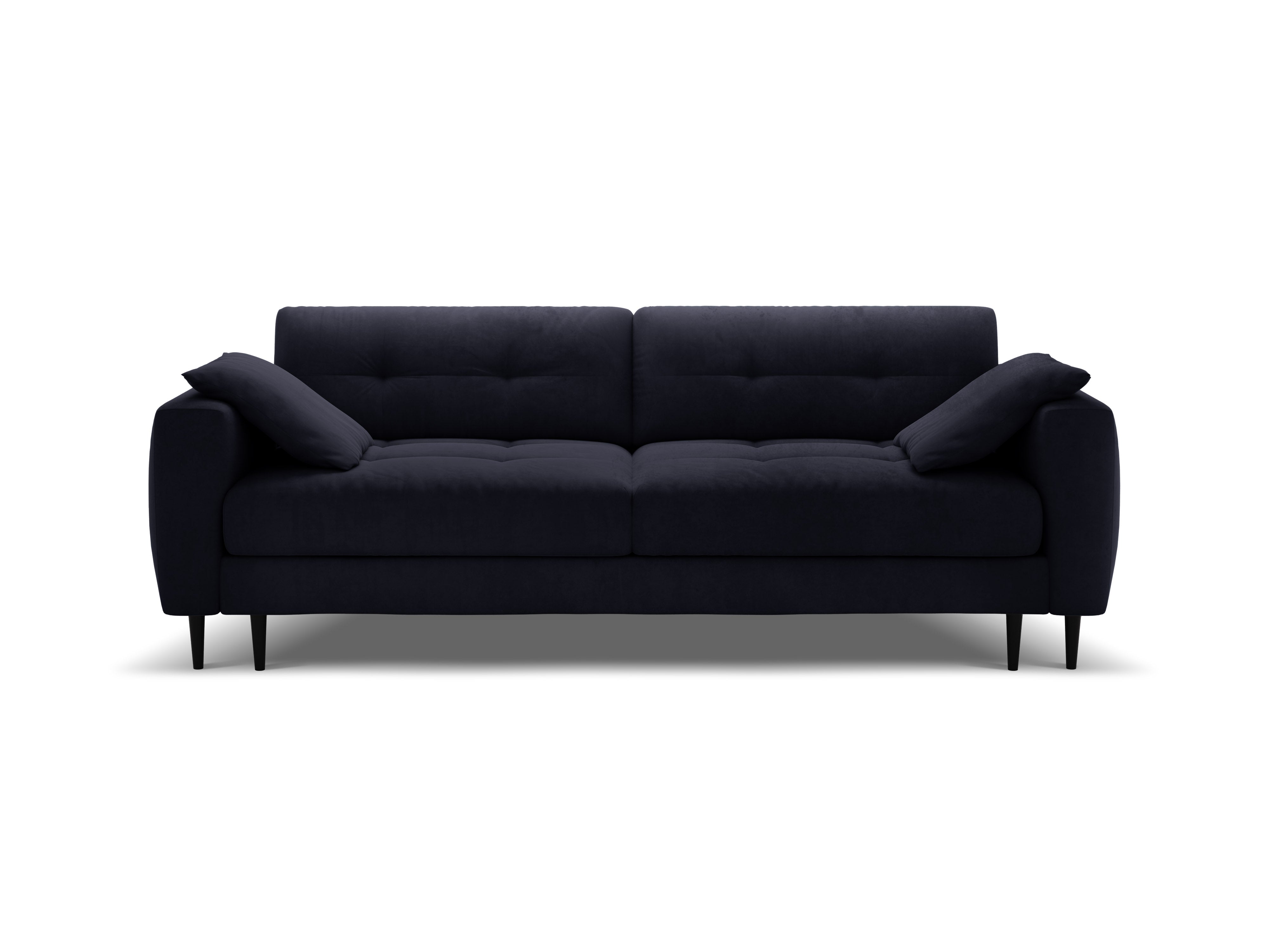 Velvet 3-Seater Sofa with Sleeping Function BEMY Royal Blue