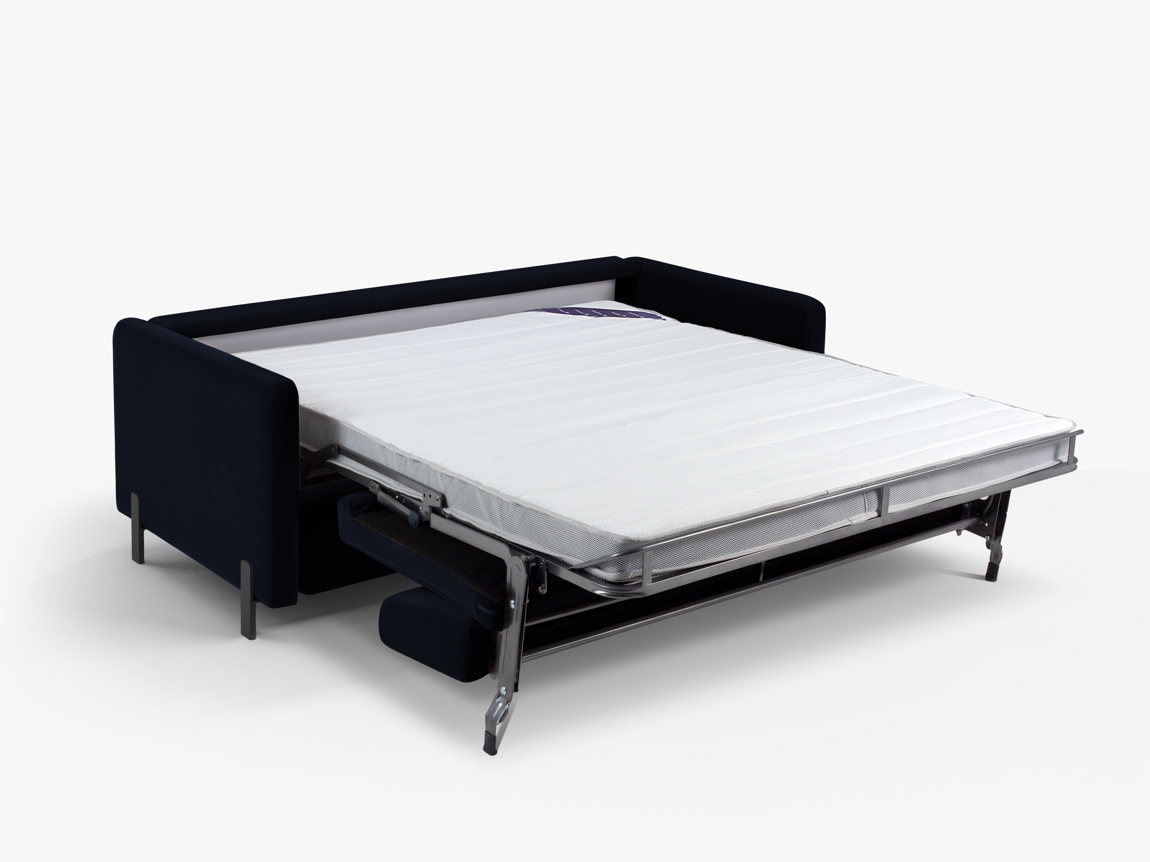 Samtsofa mit Bettfunktion, "Gloria", 3 Sitze, Königsblau, 202x102x80
In Europa gemacht