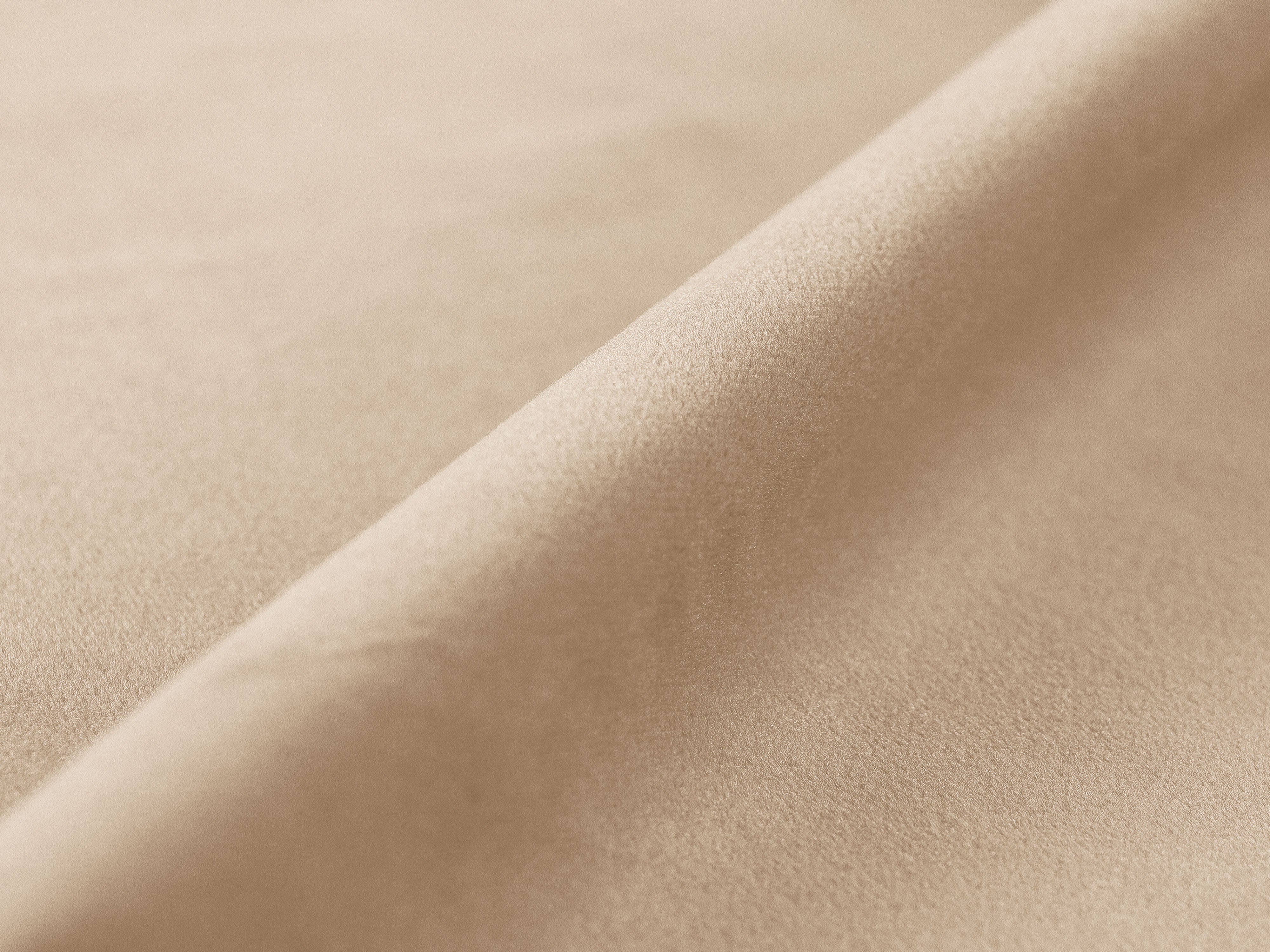 Velvet 3-seater sofa with sleeping function VICTOR beige