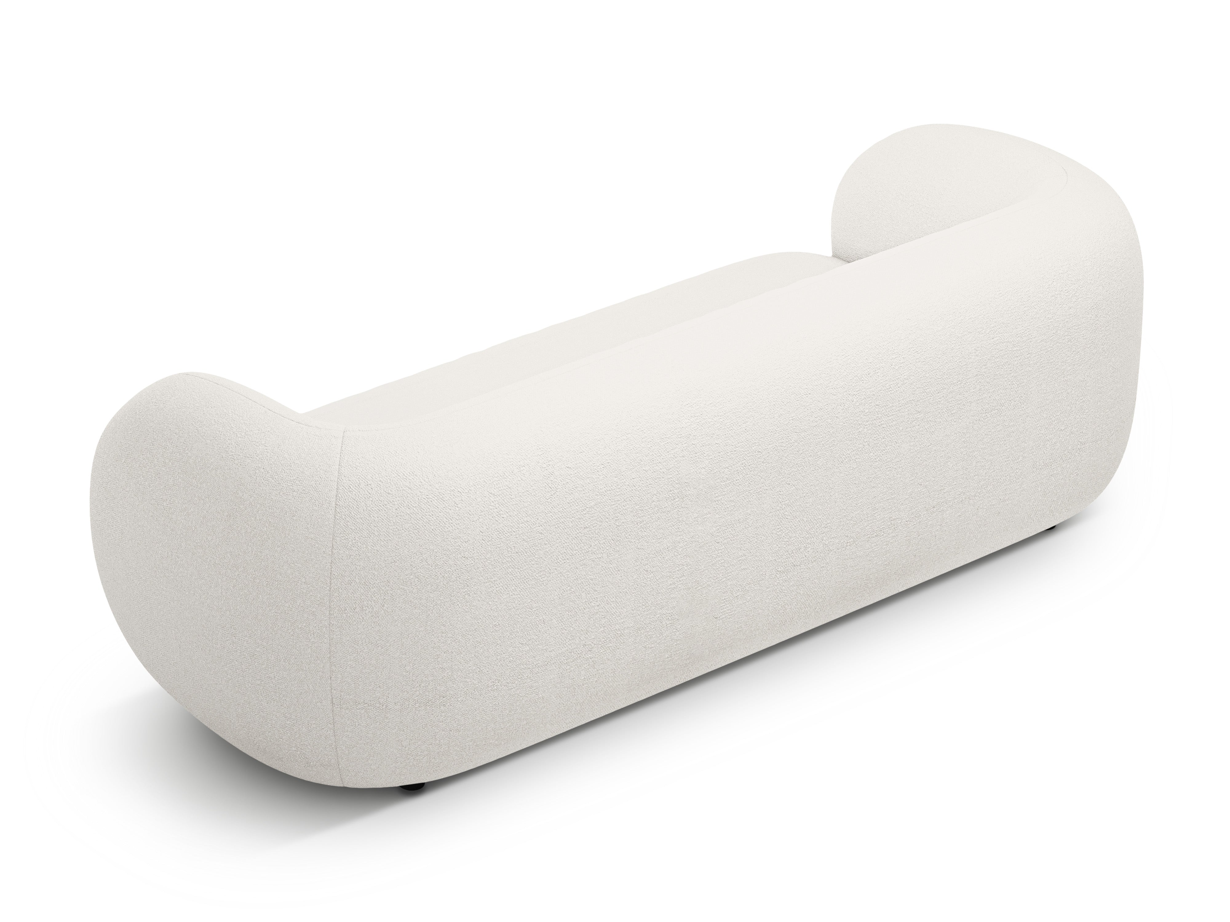 Sofa 3-sitzig KATE weiß Boucle
