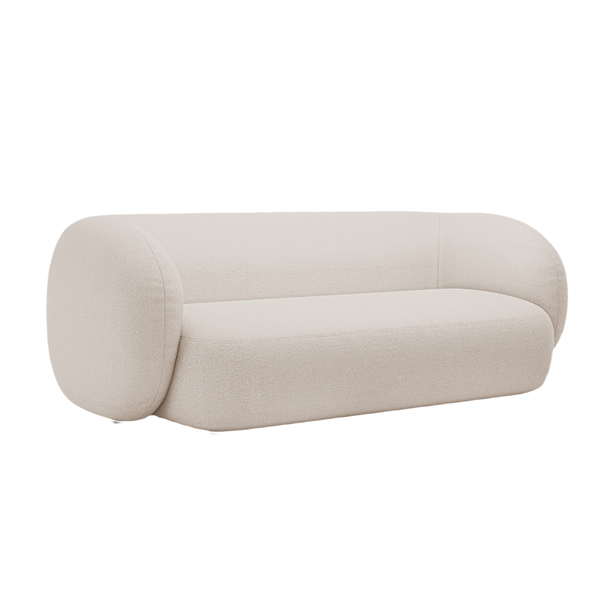 Sofa 3-Sitzer KATE beige Boucle