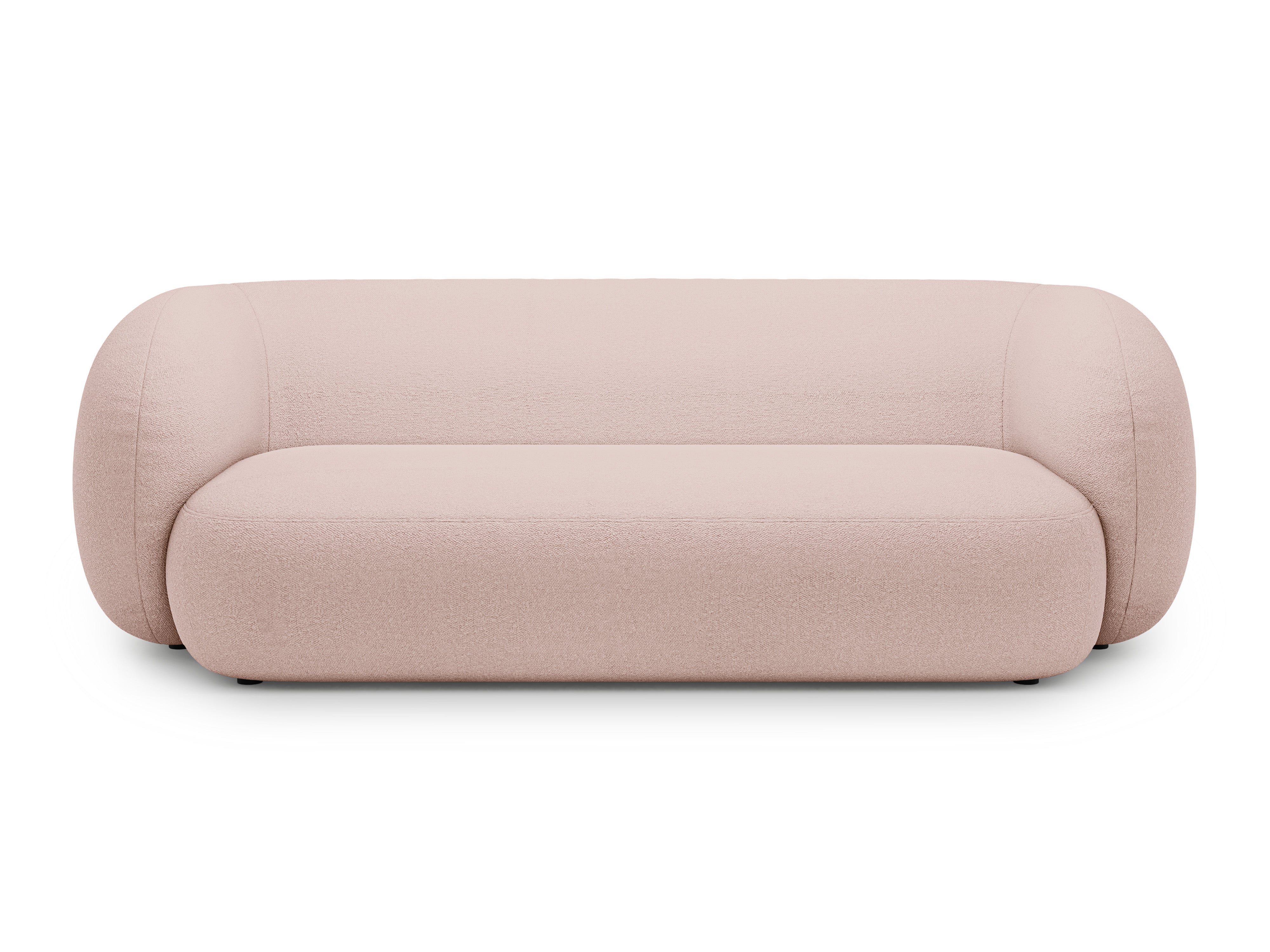 Sofa 3-Sitzer KATE rosa Boucle