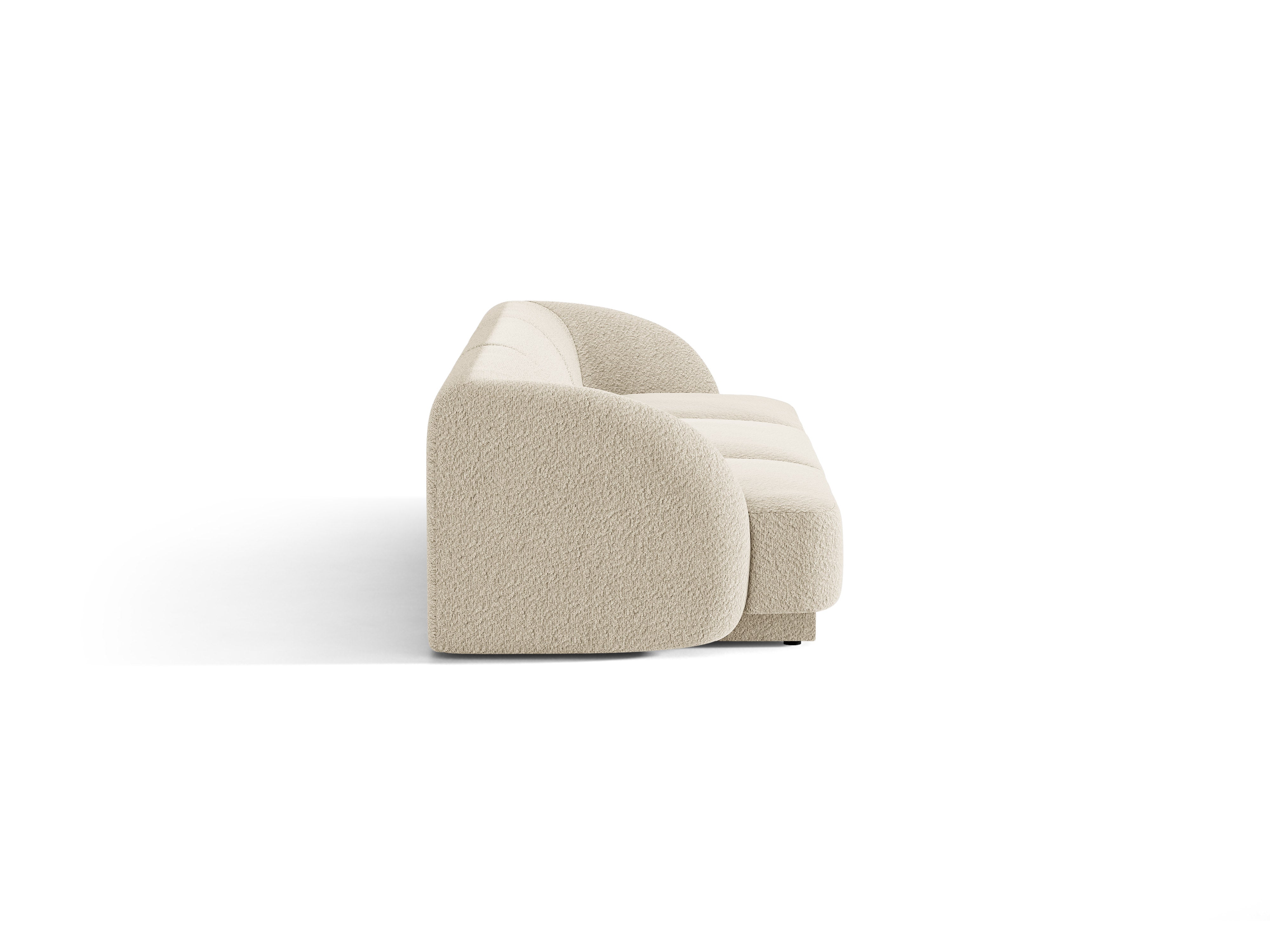 Sofa 3-Sitzer MILEY beige Boucle