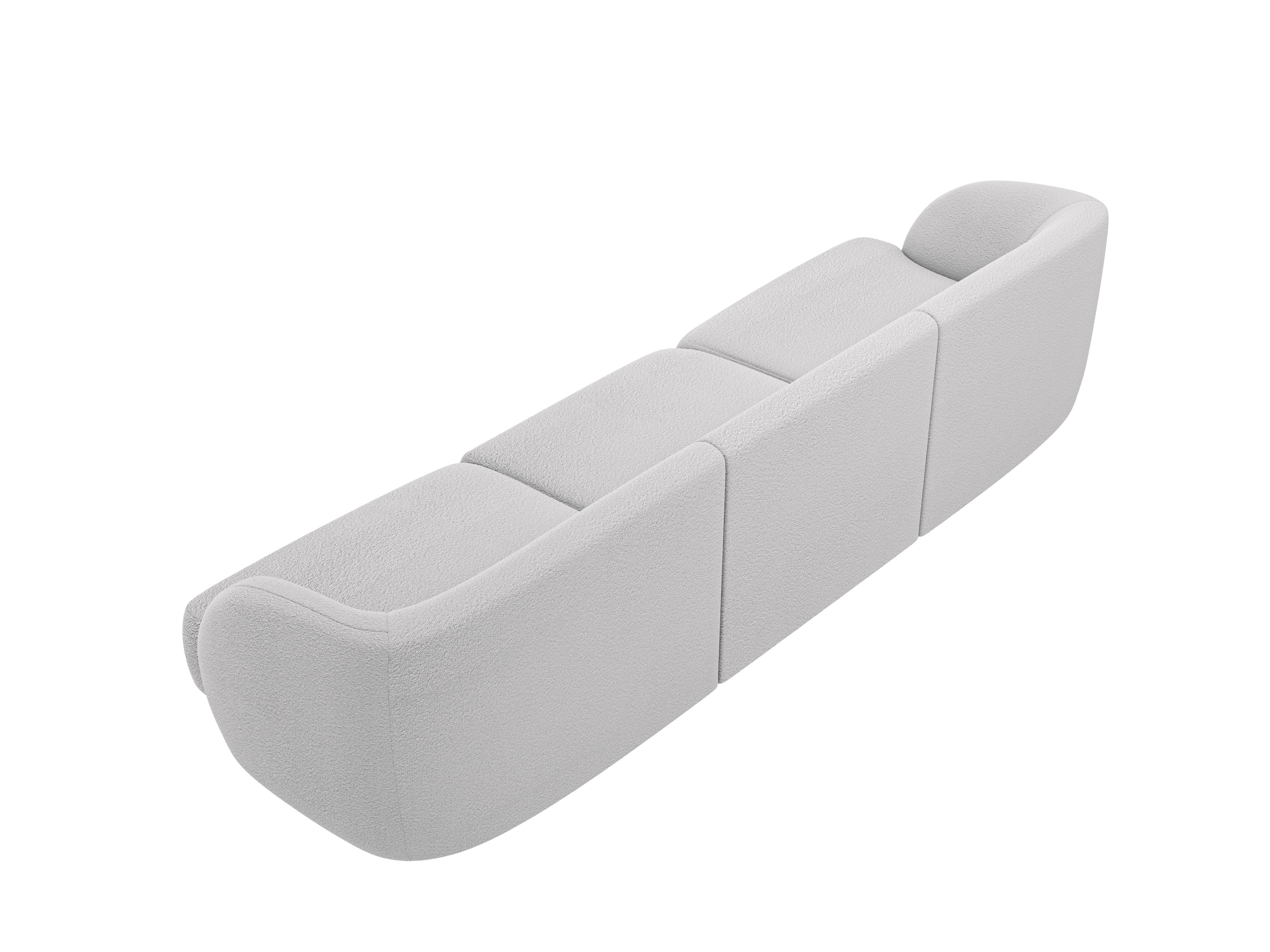 Sofa 3-osobowa MILEY jasnoszary boucle