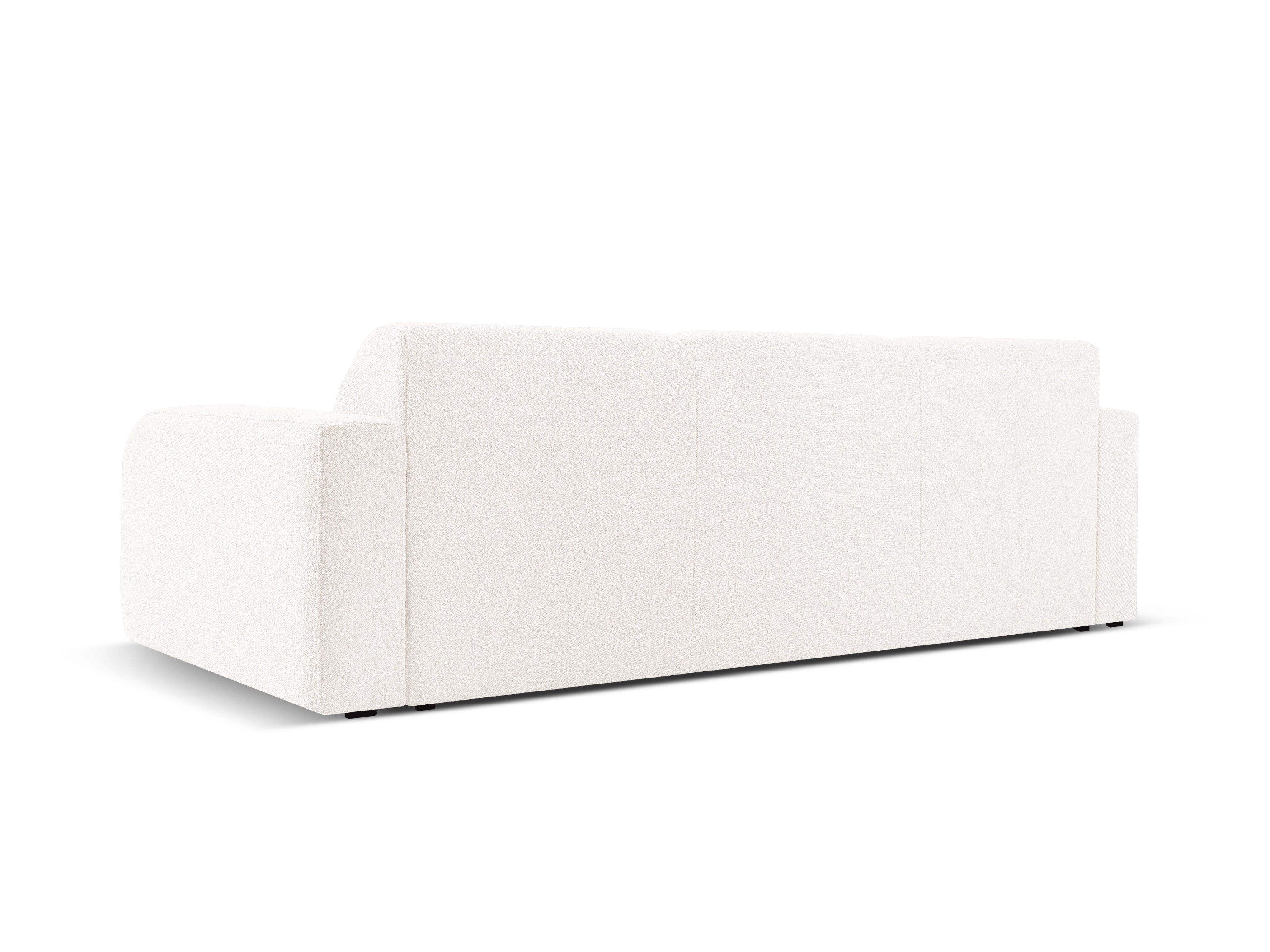 Sofa w tkaninie boucle 3-osobowa MOLINO biały Micadoni Eye on Design