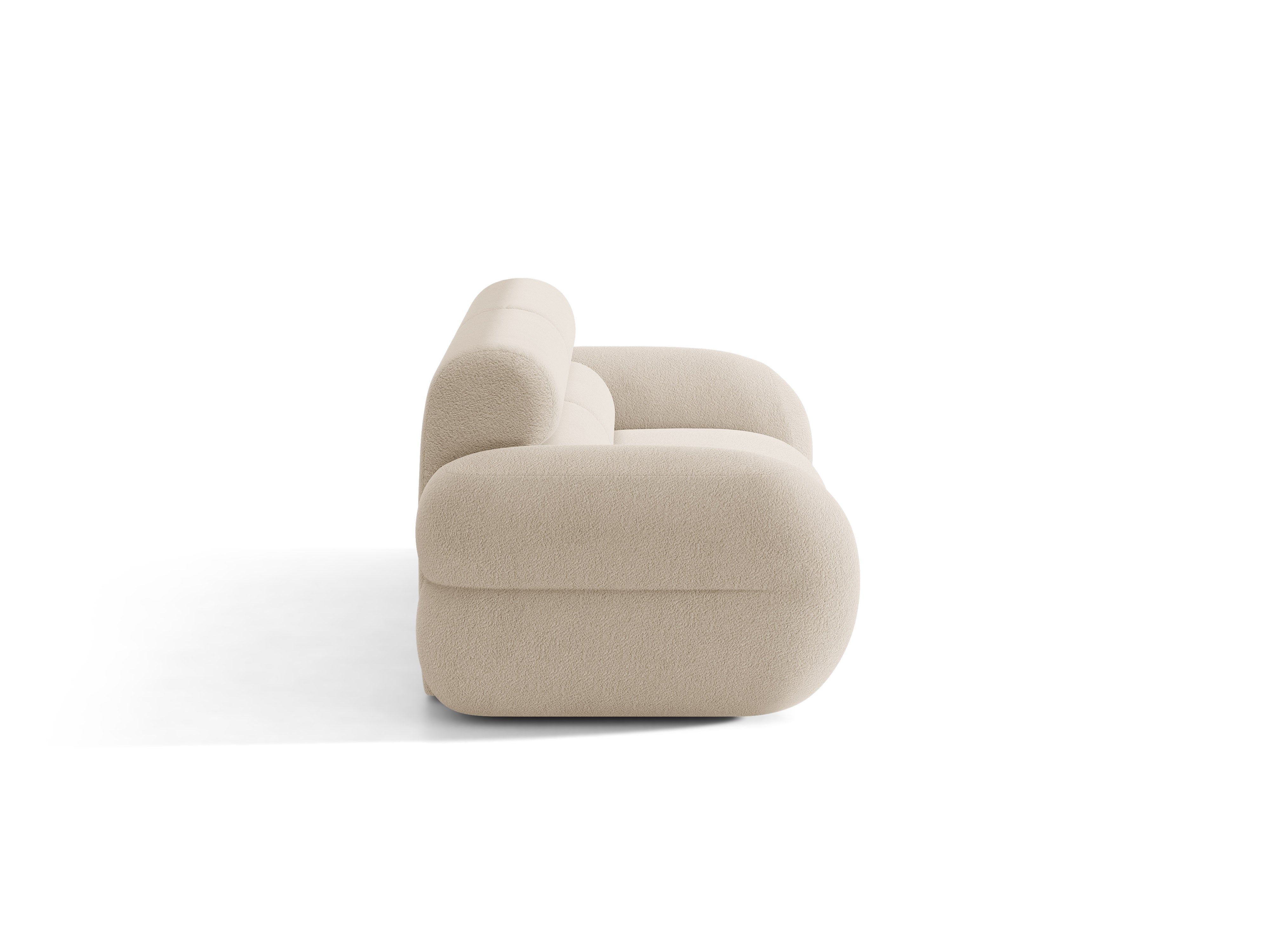 Sofa für 3 Personen NEO in beigem Boucle