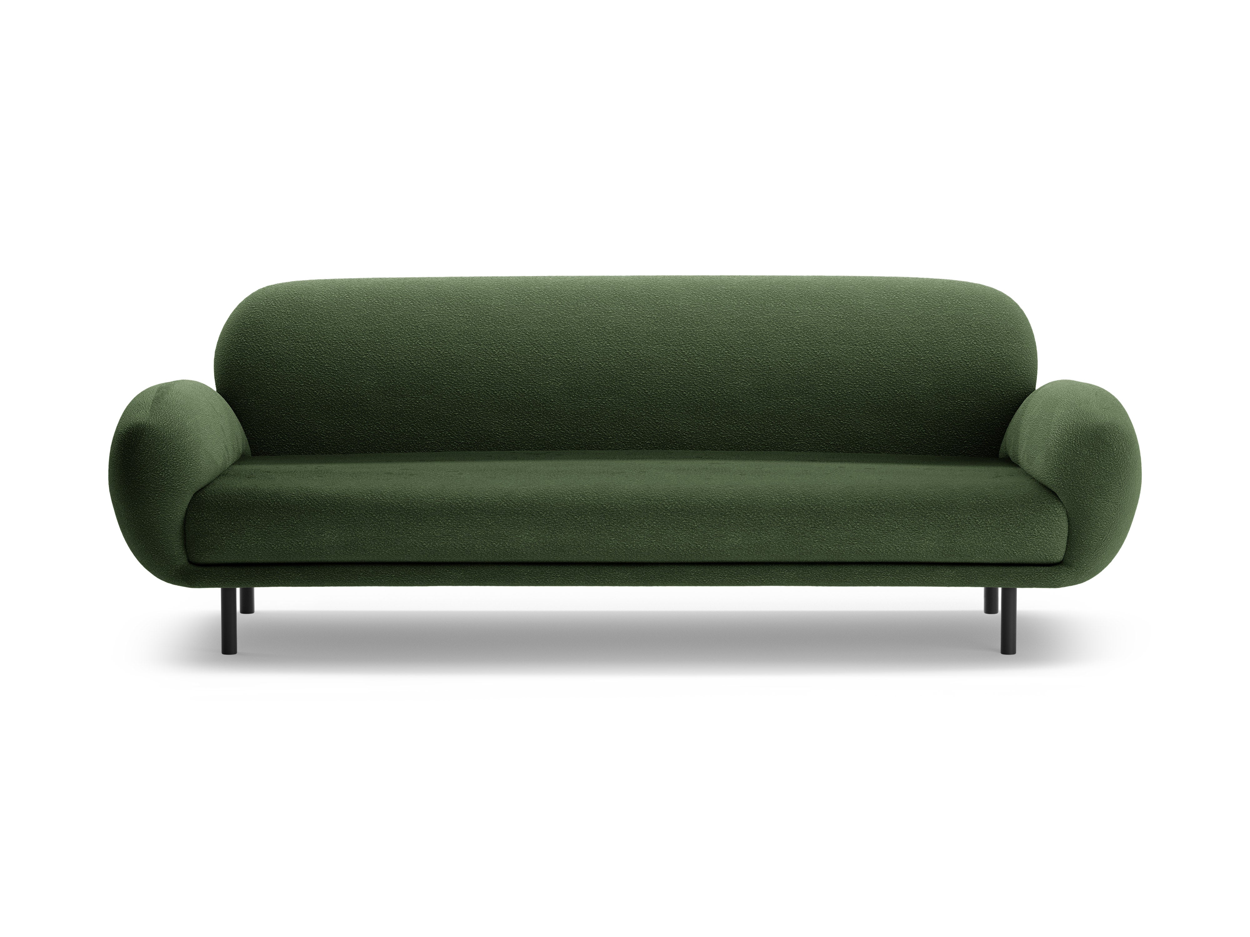 3-seater Sofa POPPY green boucle