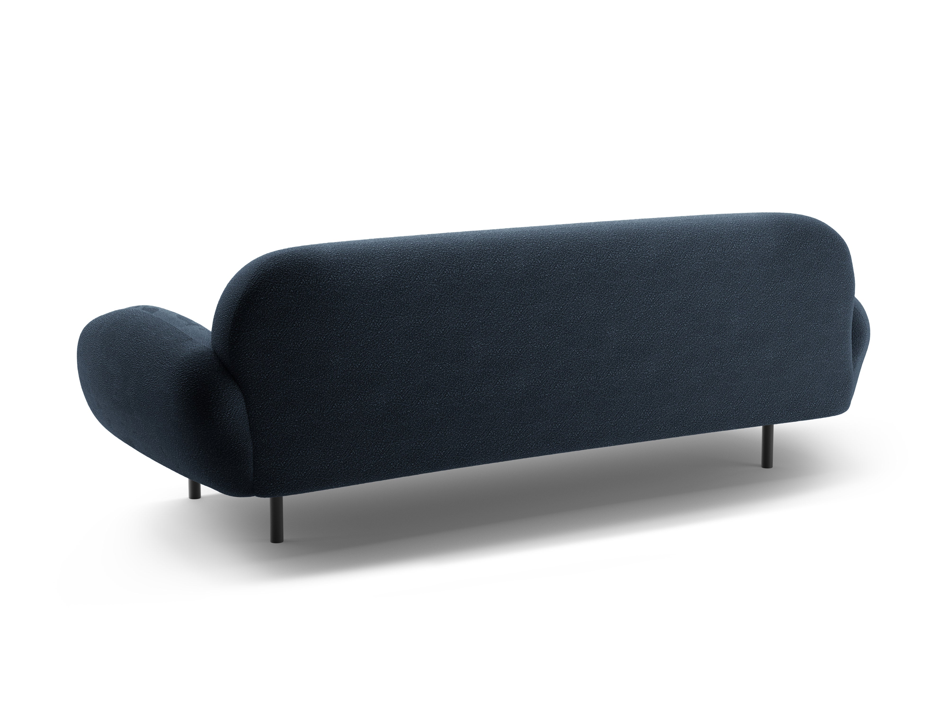 Sofa 3-Sitzer POPPY dunkelblau Boucle