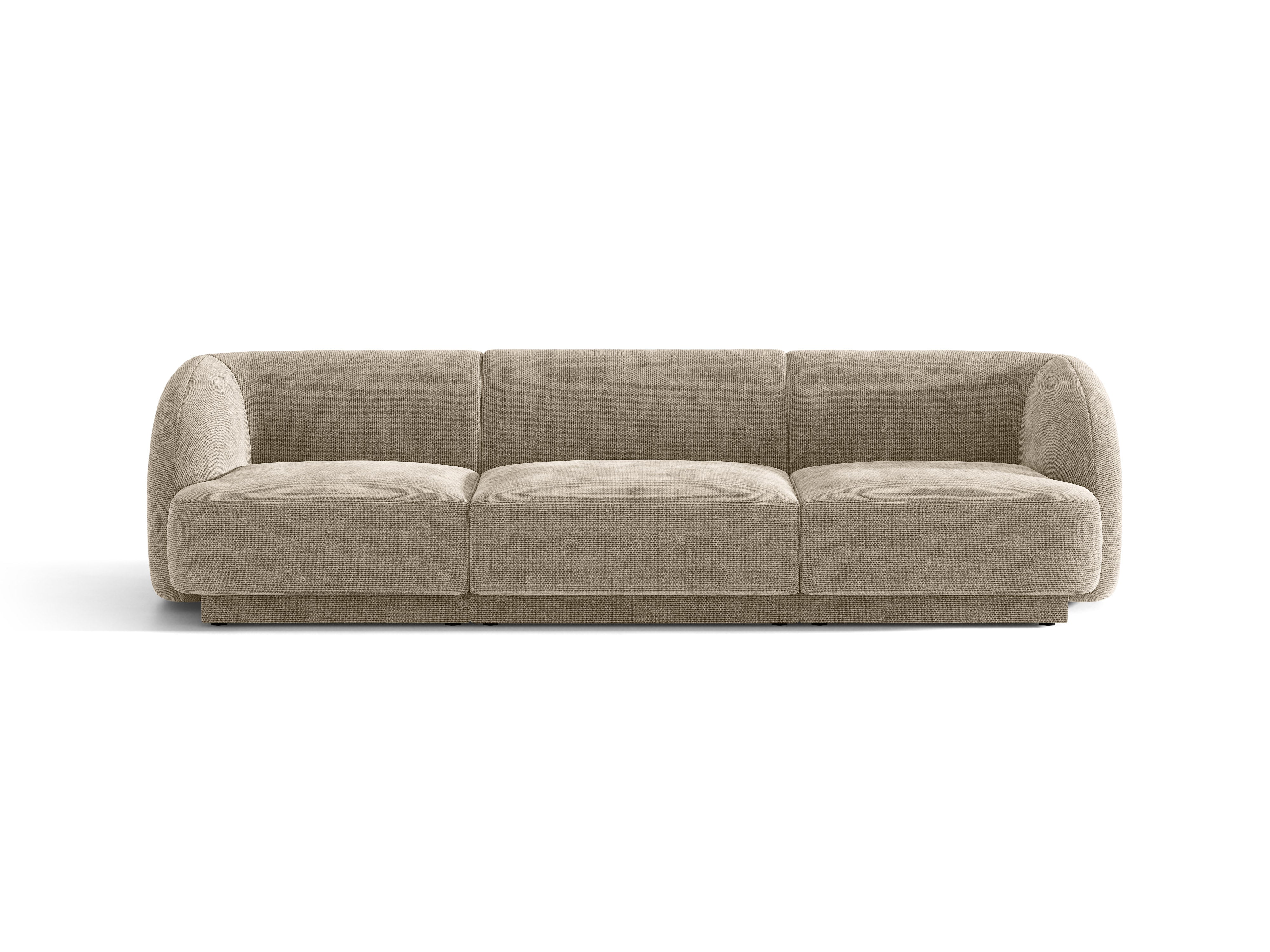 Sofa 3-Sitzer MILEY beige Chenille seidig
