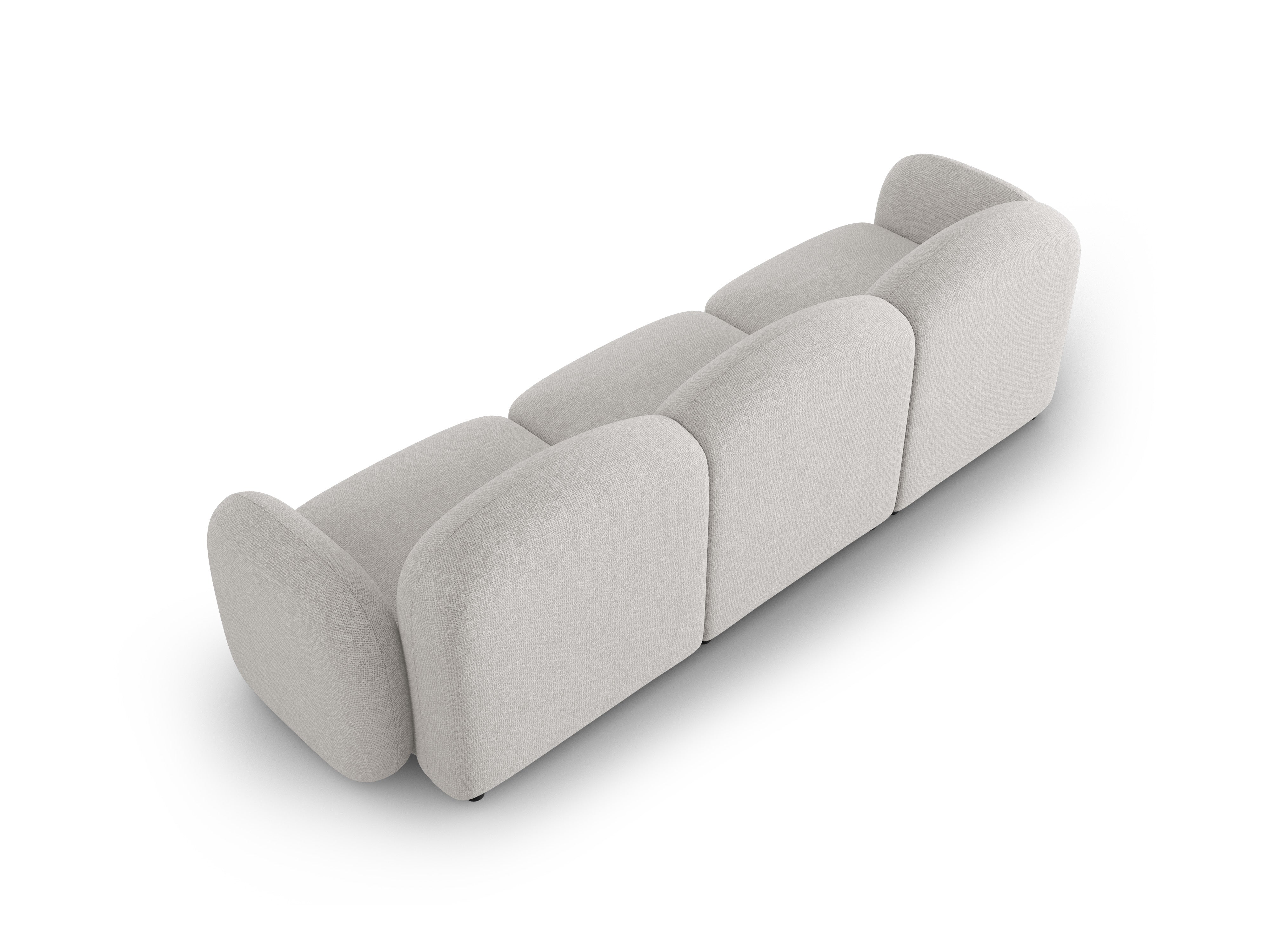 Sofa 3-osobowa BLAIR szenil jasnoszary melanż Micadoni Eye on Design