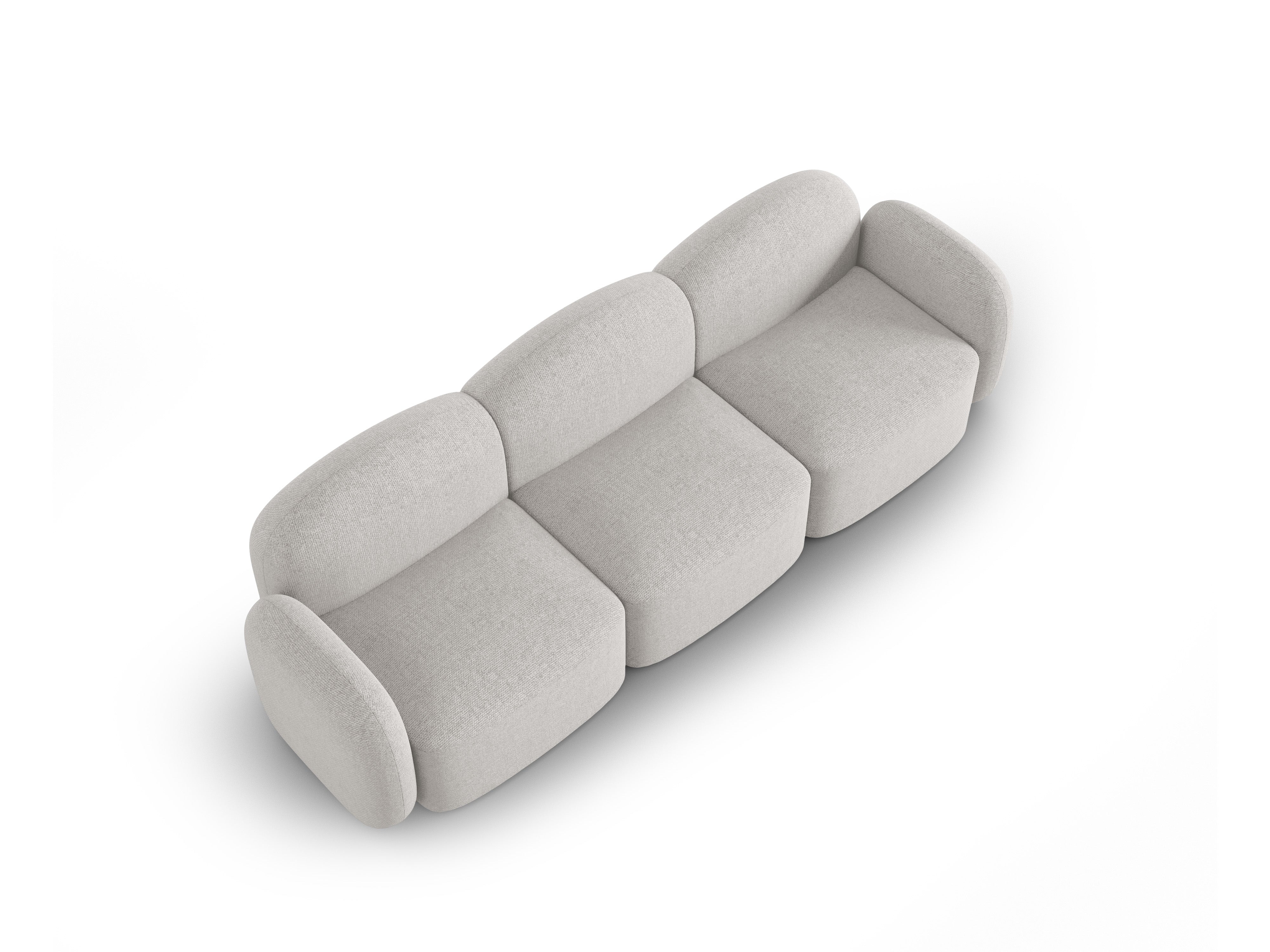 Sofa 3-osobowa BLAIR szenil jasnoszary melanż Micadoni Eye on Design