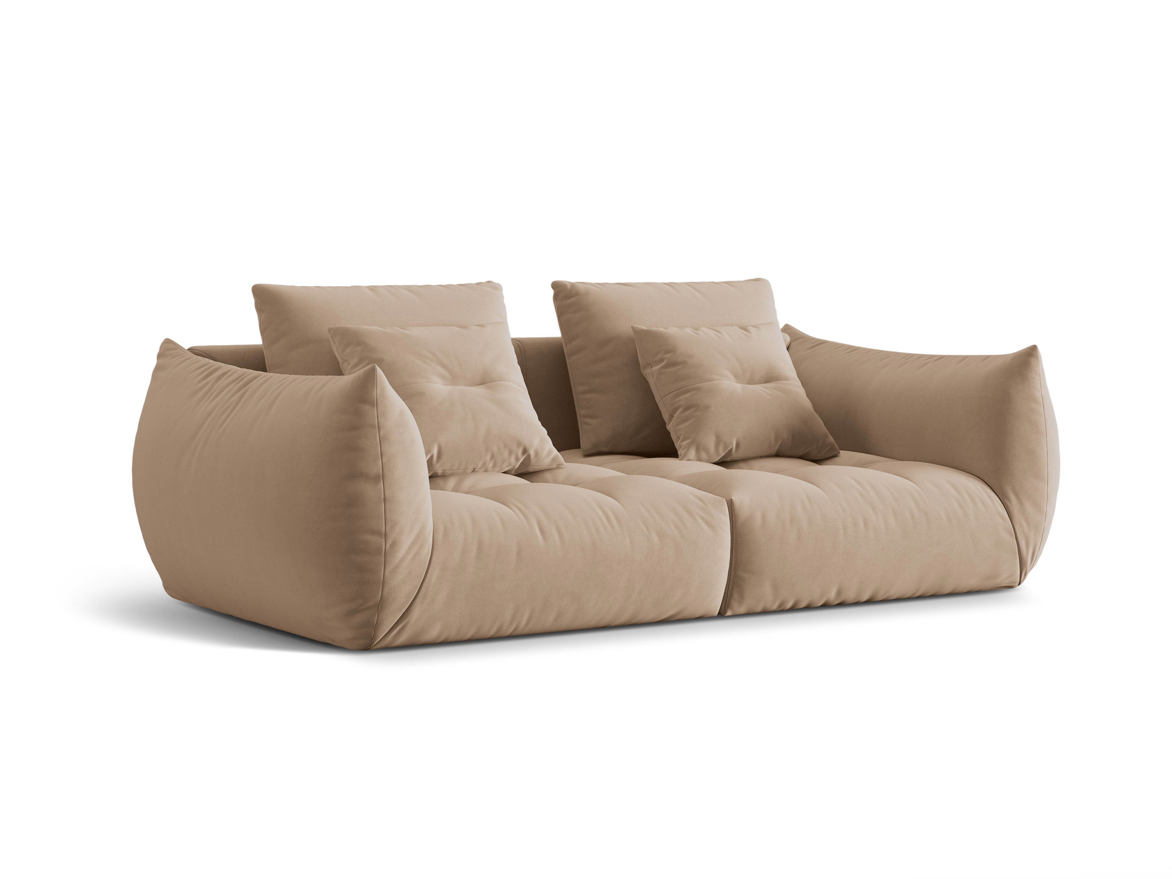 3-seater velvet sofa