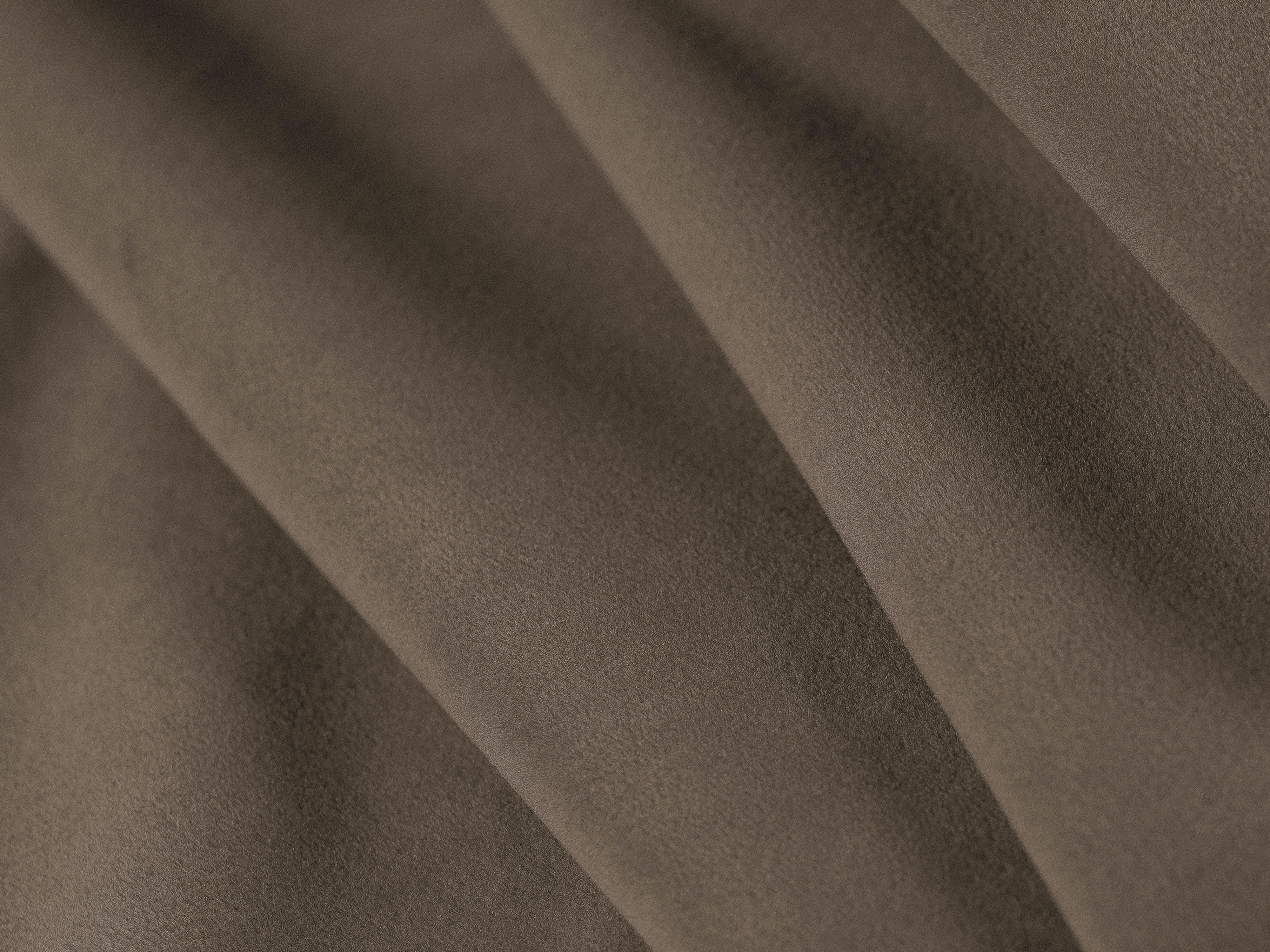 Velvet 3-Seater Sofa LISA Light Brown