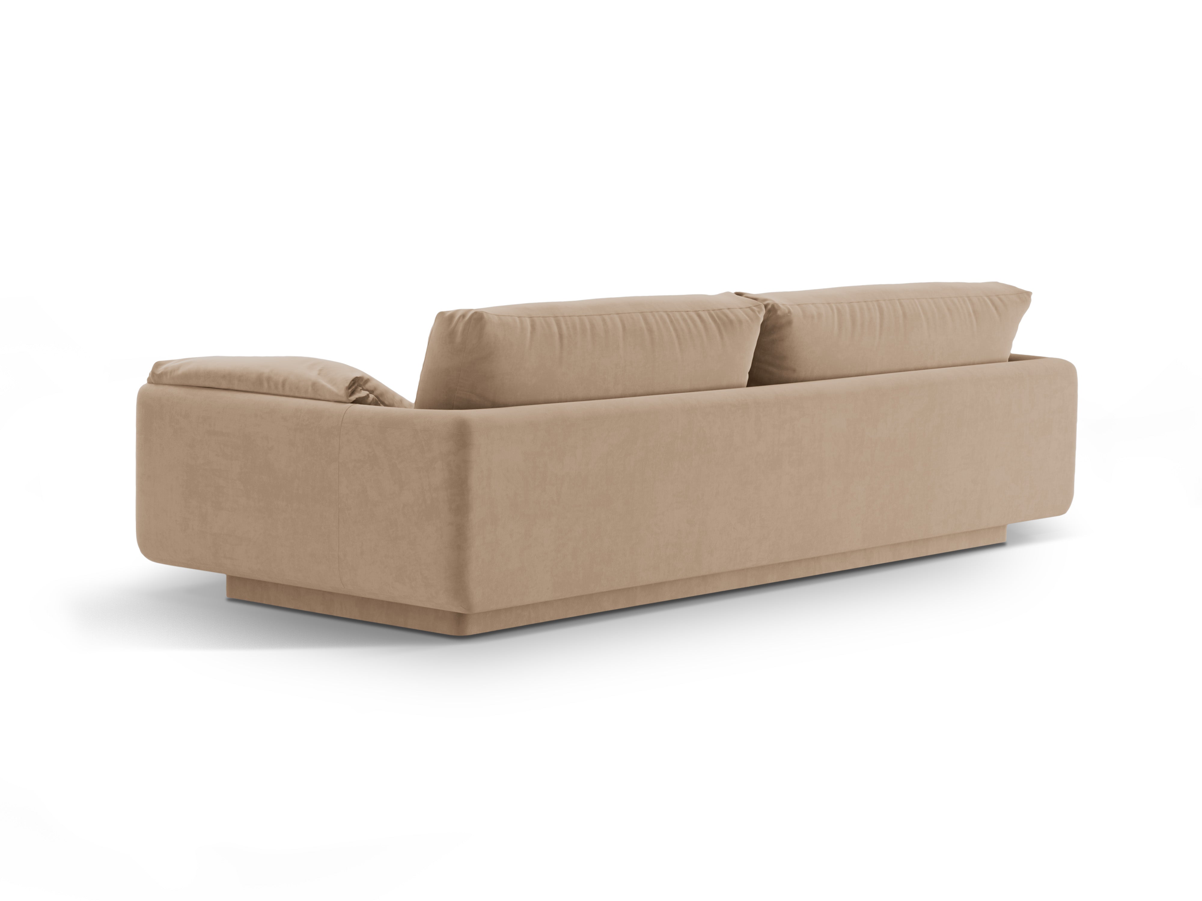 3-Sitzer-Samtsofa Torino-Sand
