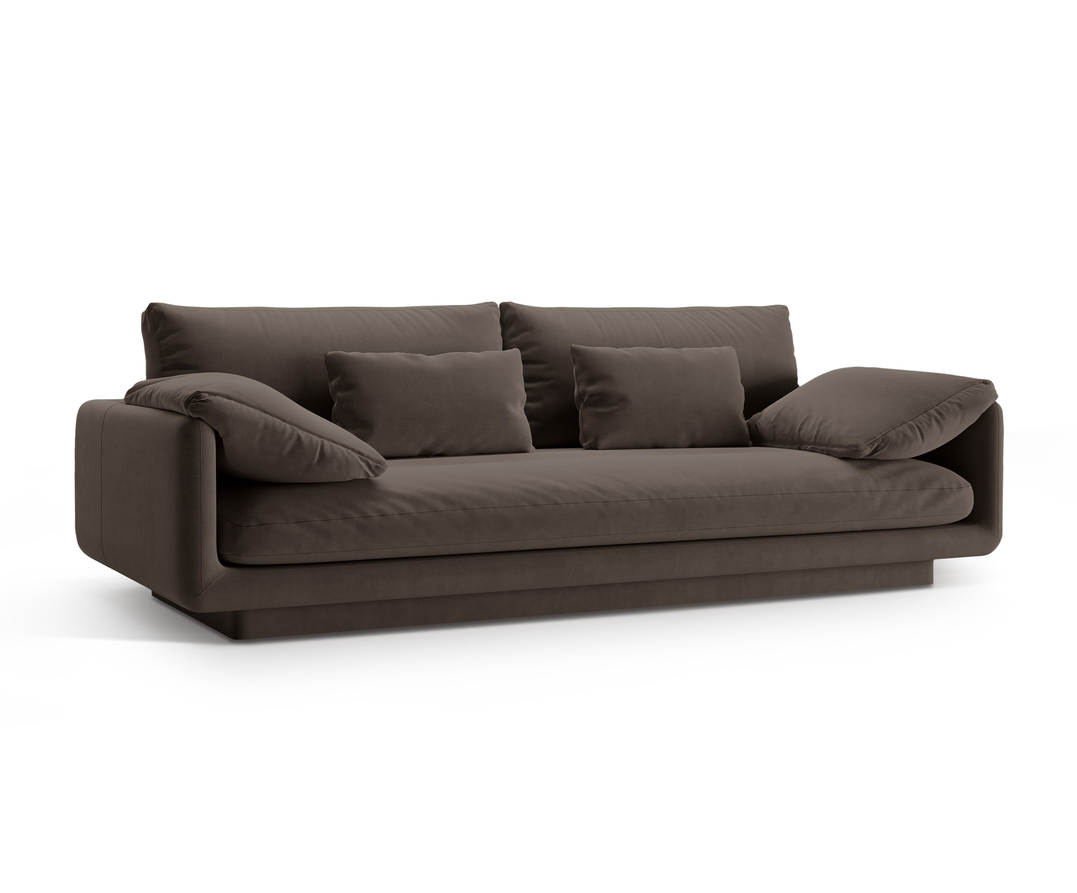 Torino Heban 3-Sitzer-Samtsofa