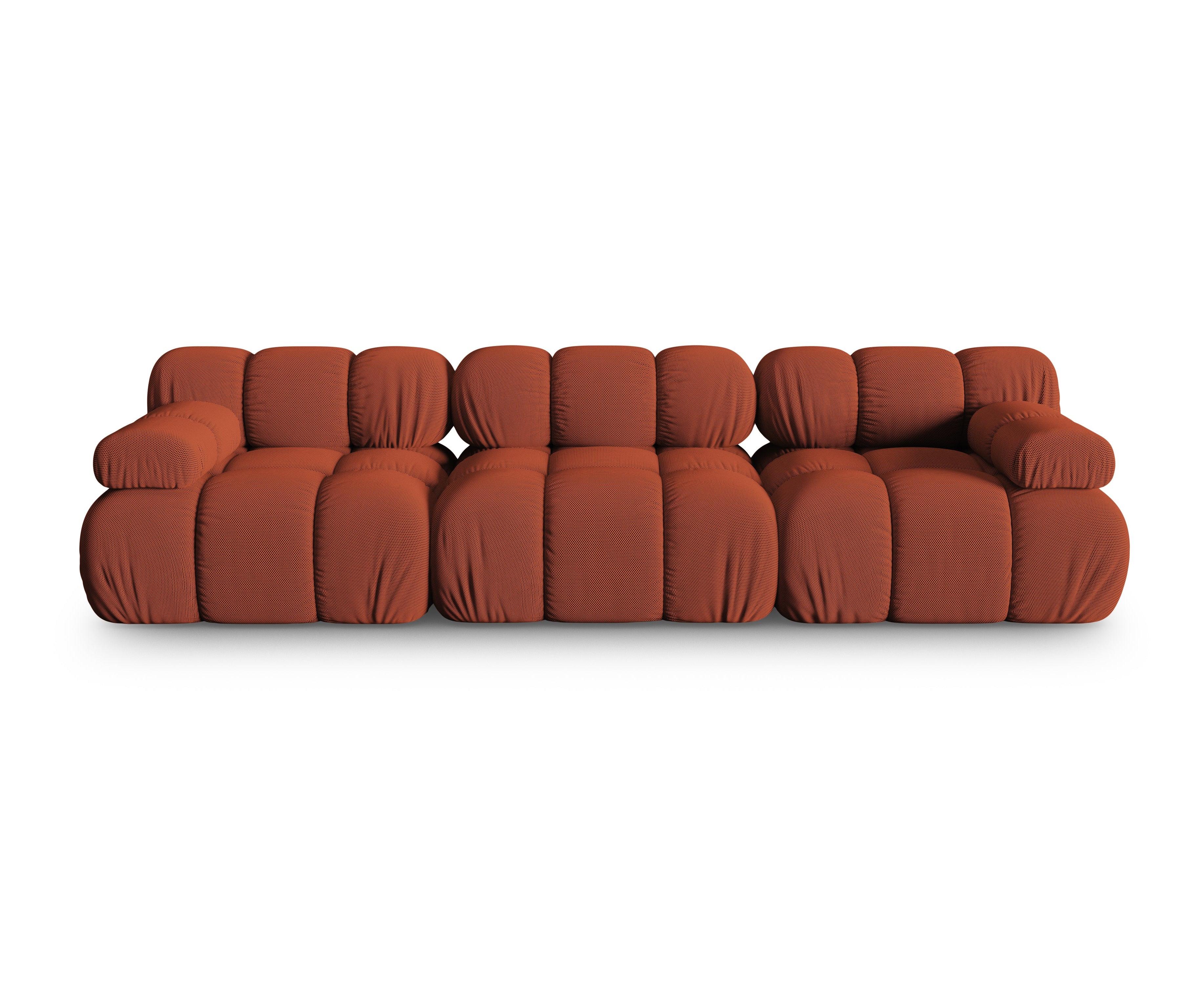 Modulares 3-Sitzer-Sofa BELLIS aus 3D-Ziegeltuch