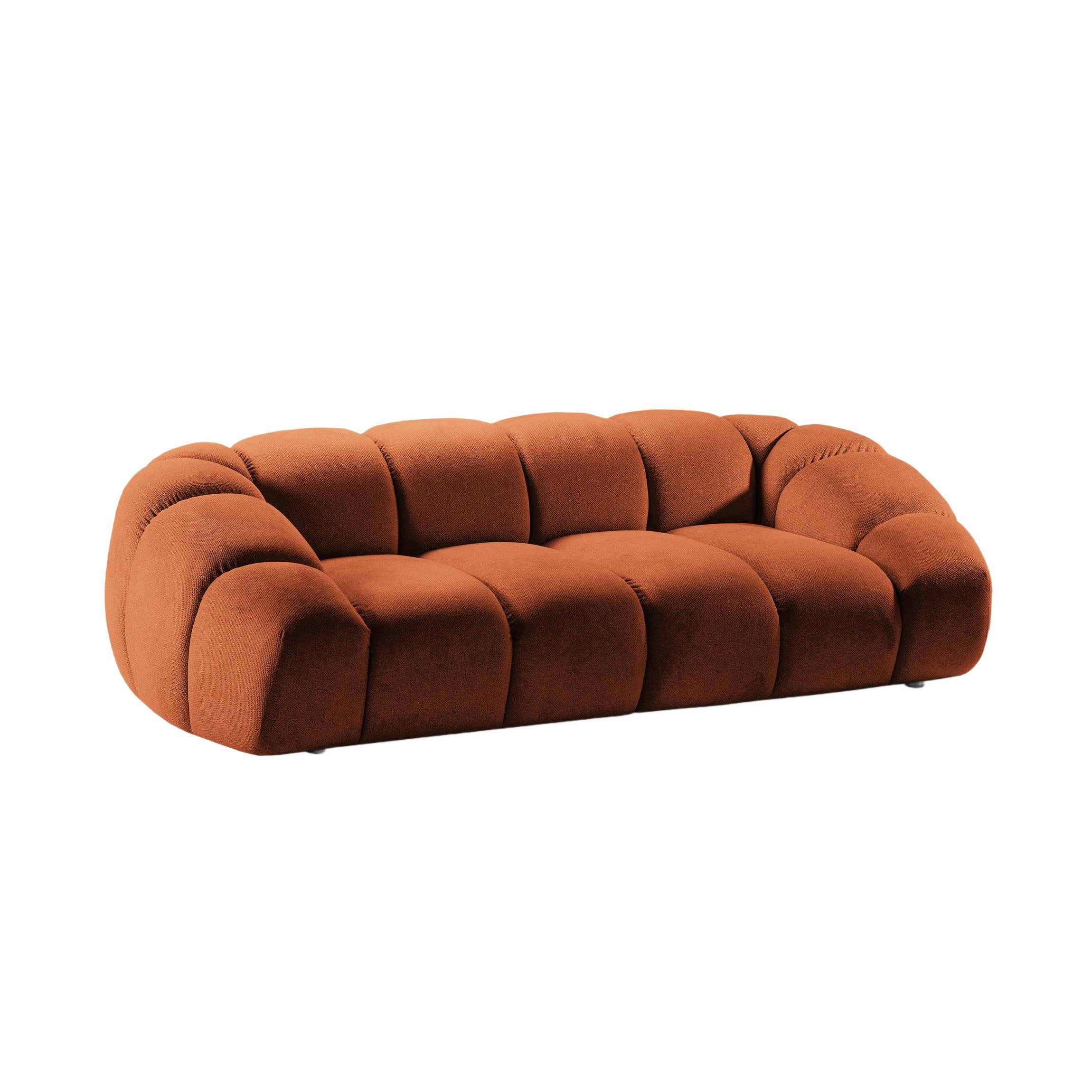 Sofa 3-Sitzer DIANA terrakotta Chenille