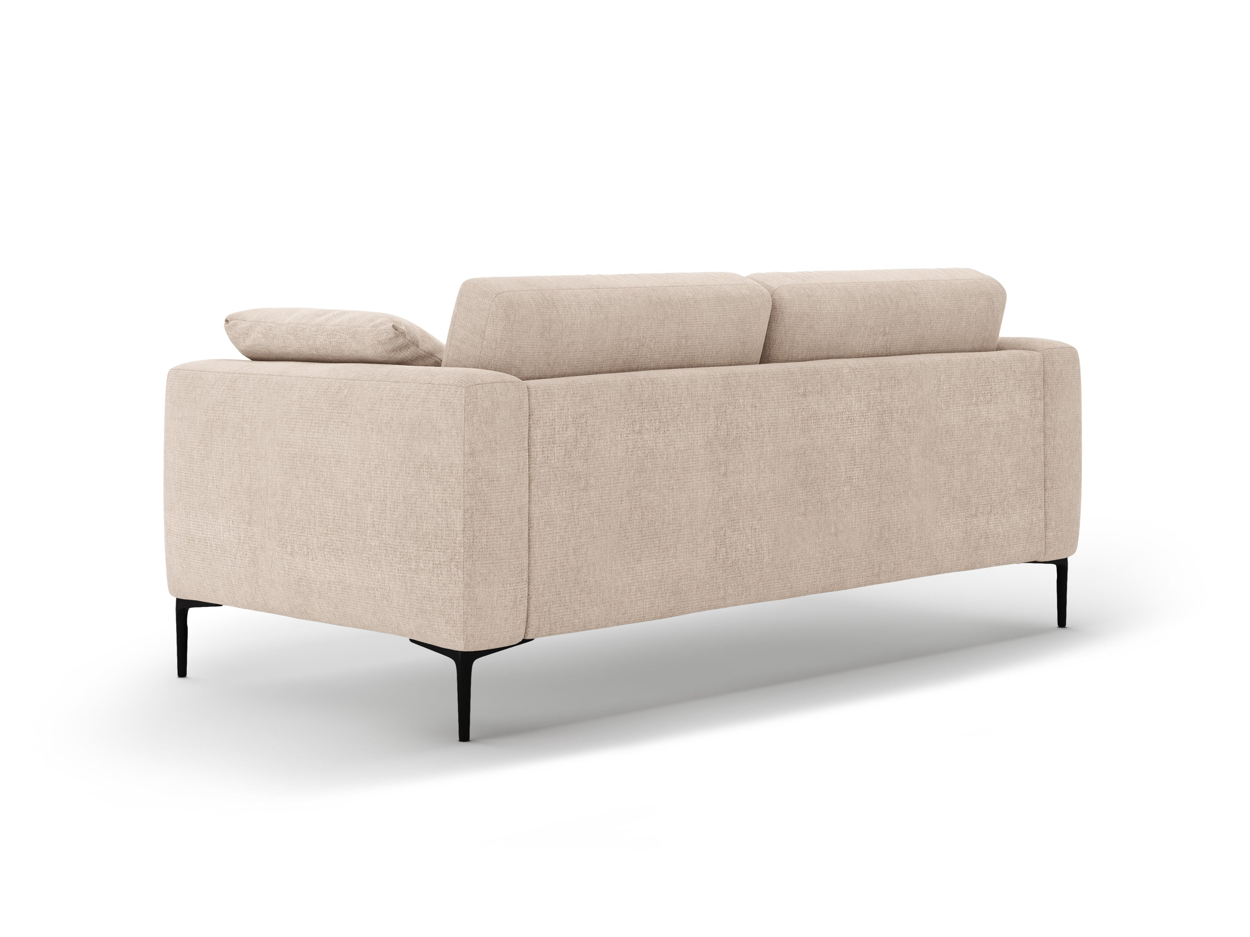 Sofa 3-Sitzer BEMY sandfarbener Chenille