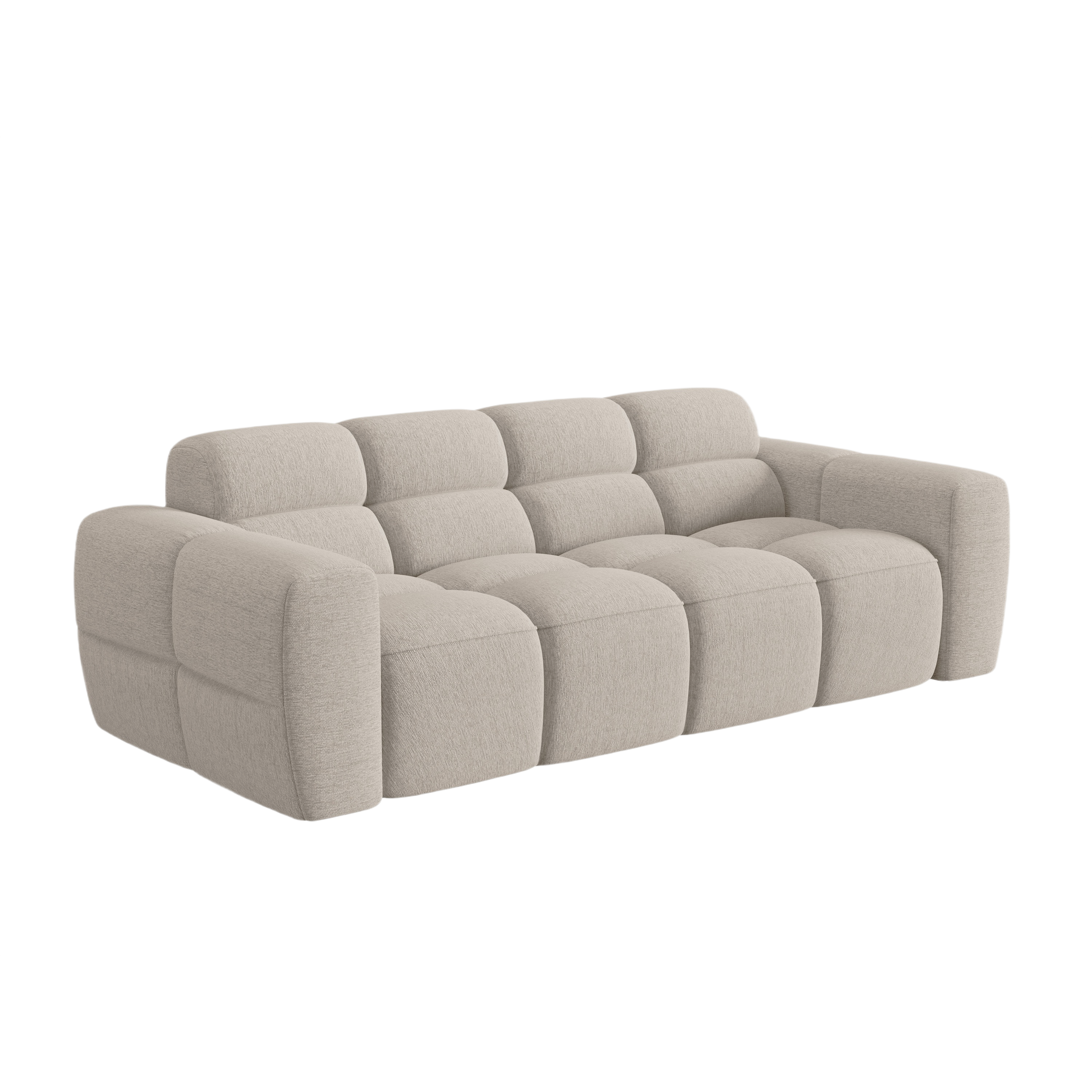 3-seater Sofa LISA sand chenille