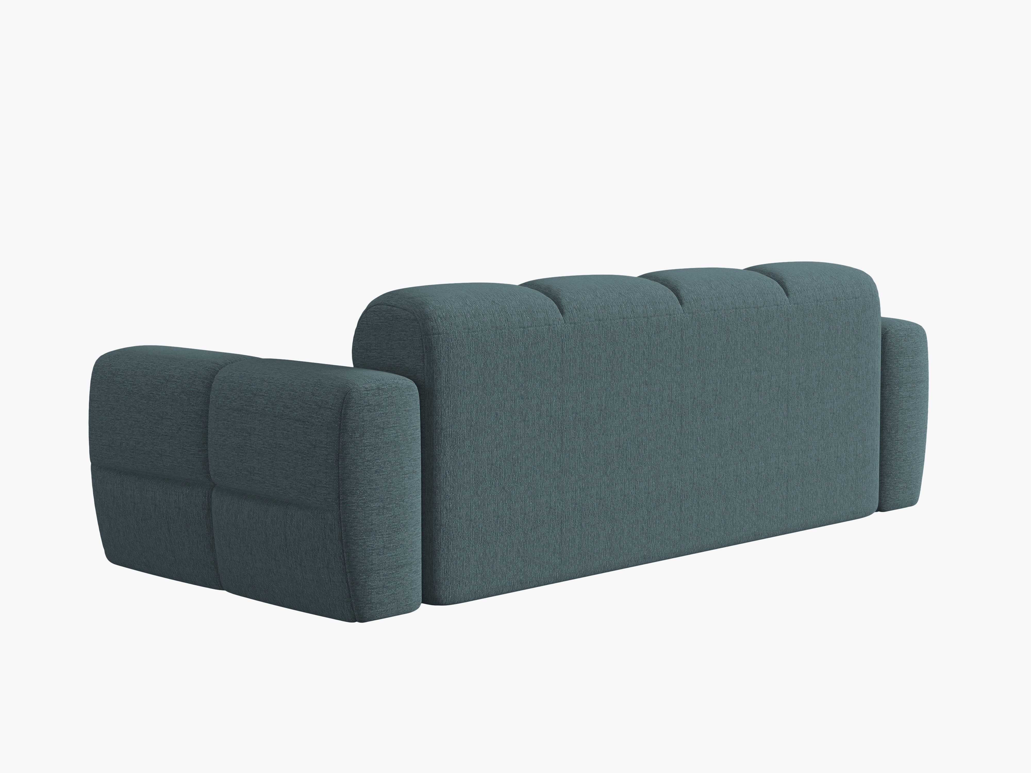 LISA Light Blue Chenille 3-Seater Sofa