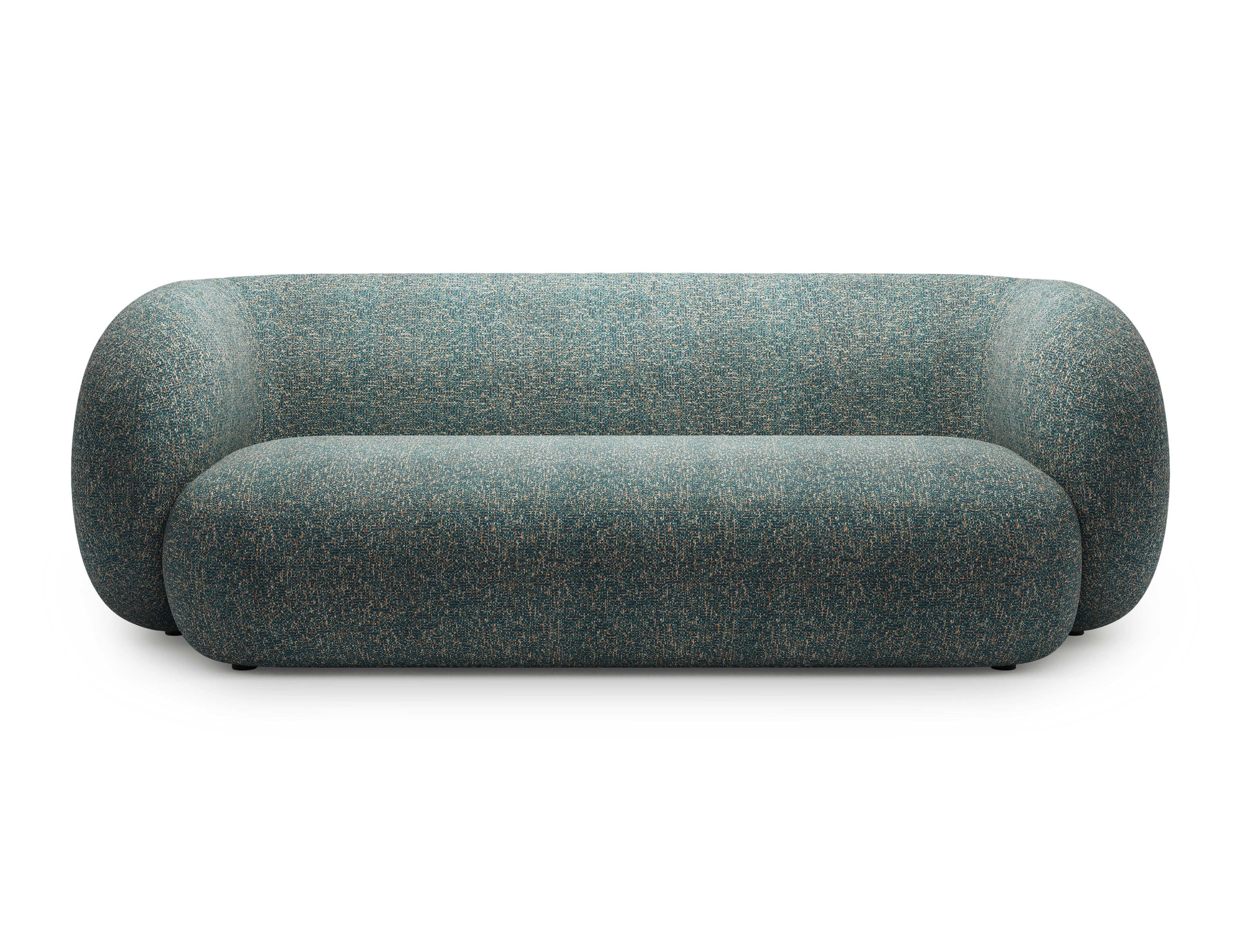 3-seater Sofa KATE blue mélange