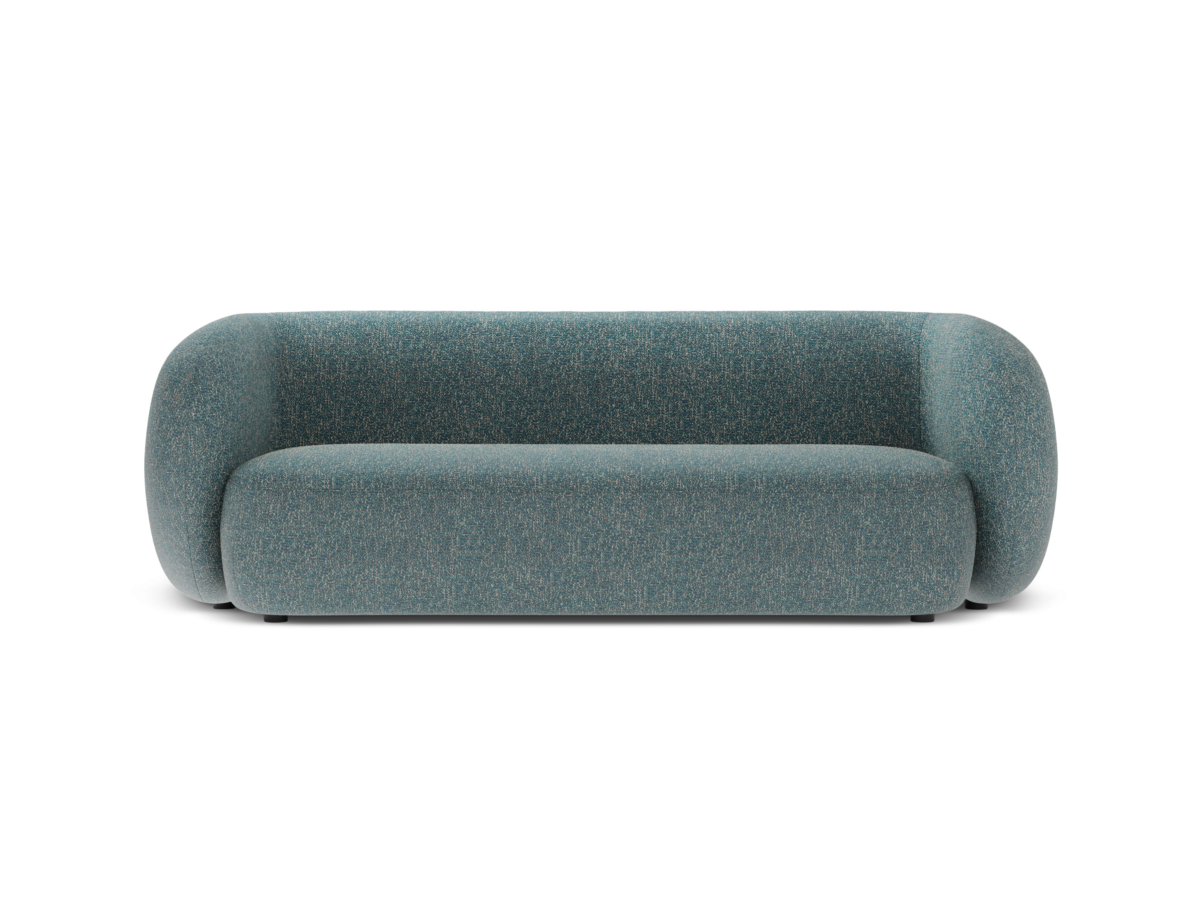 3-seater Sofa KATE blue mélange