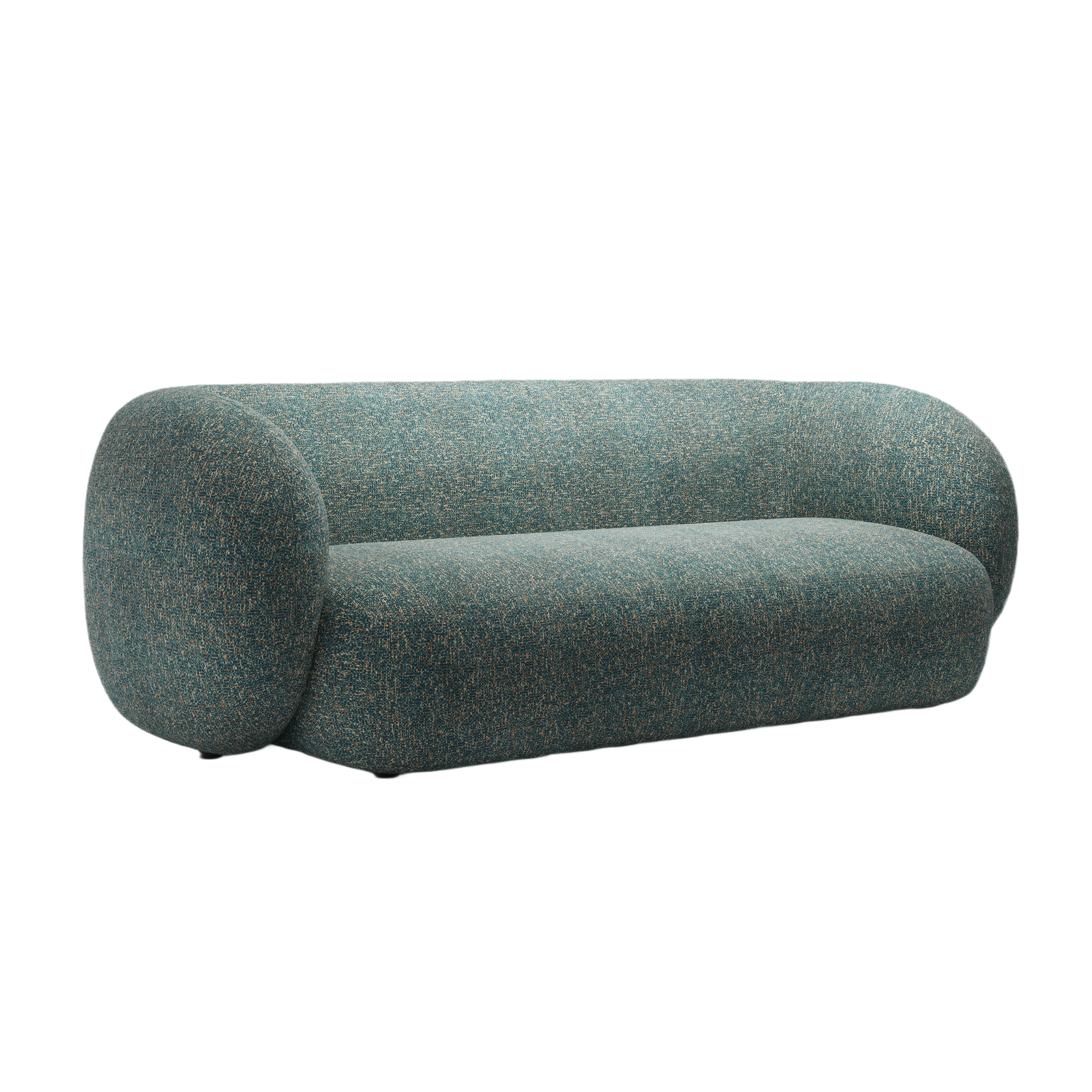 3-seater Sofa KATE blue mélange