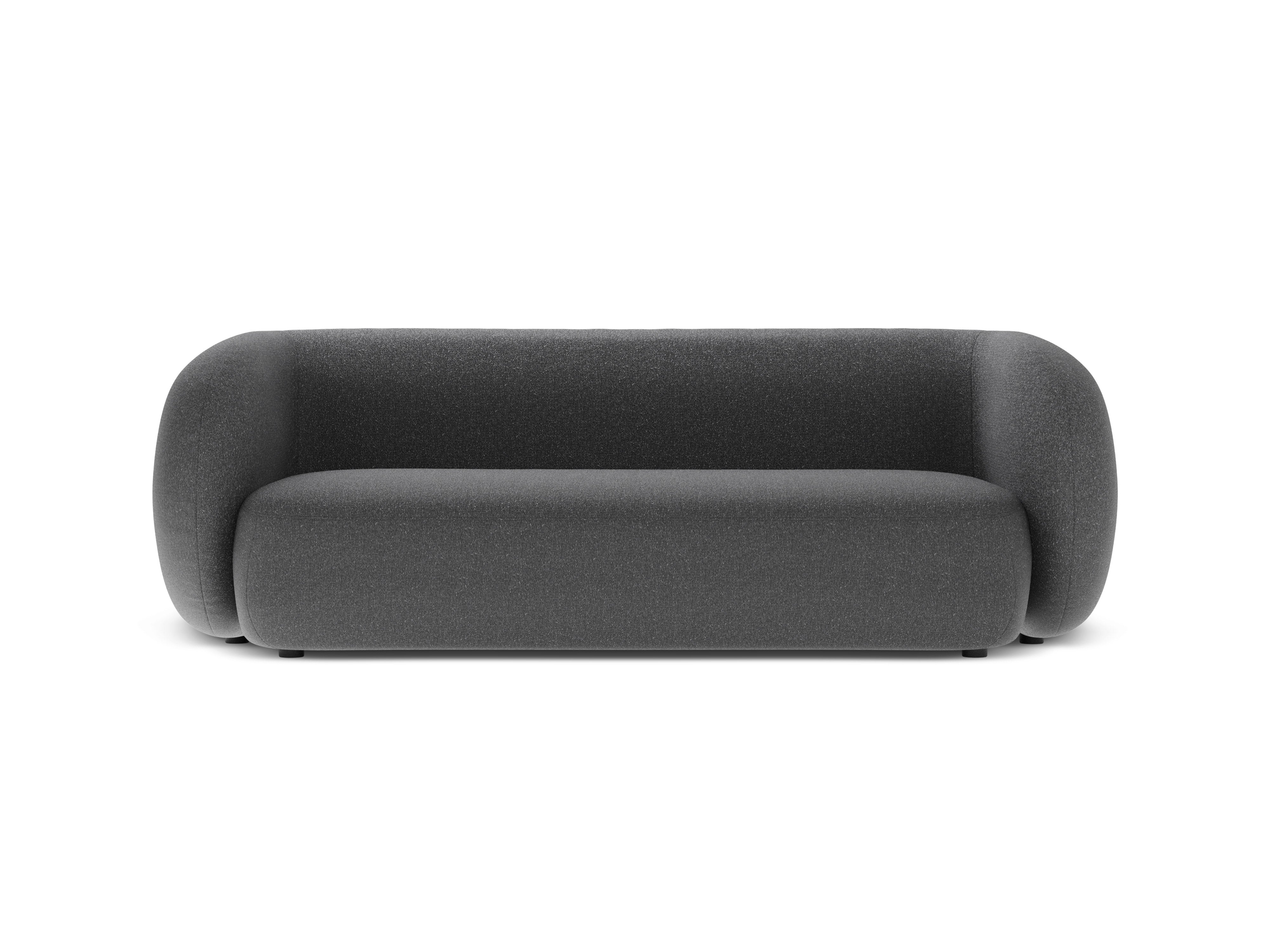 Sofa 3-Sitzer KATE dunkelgrau meliert
