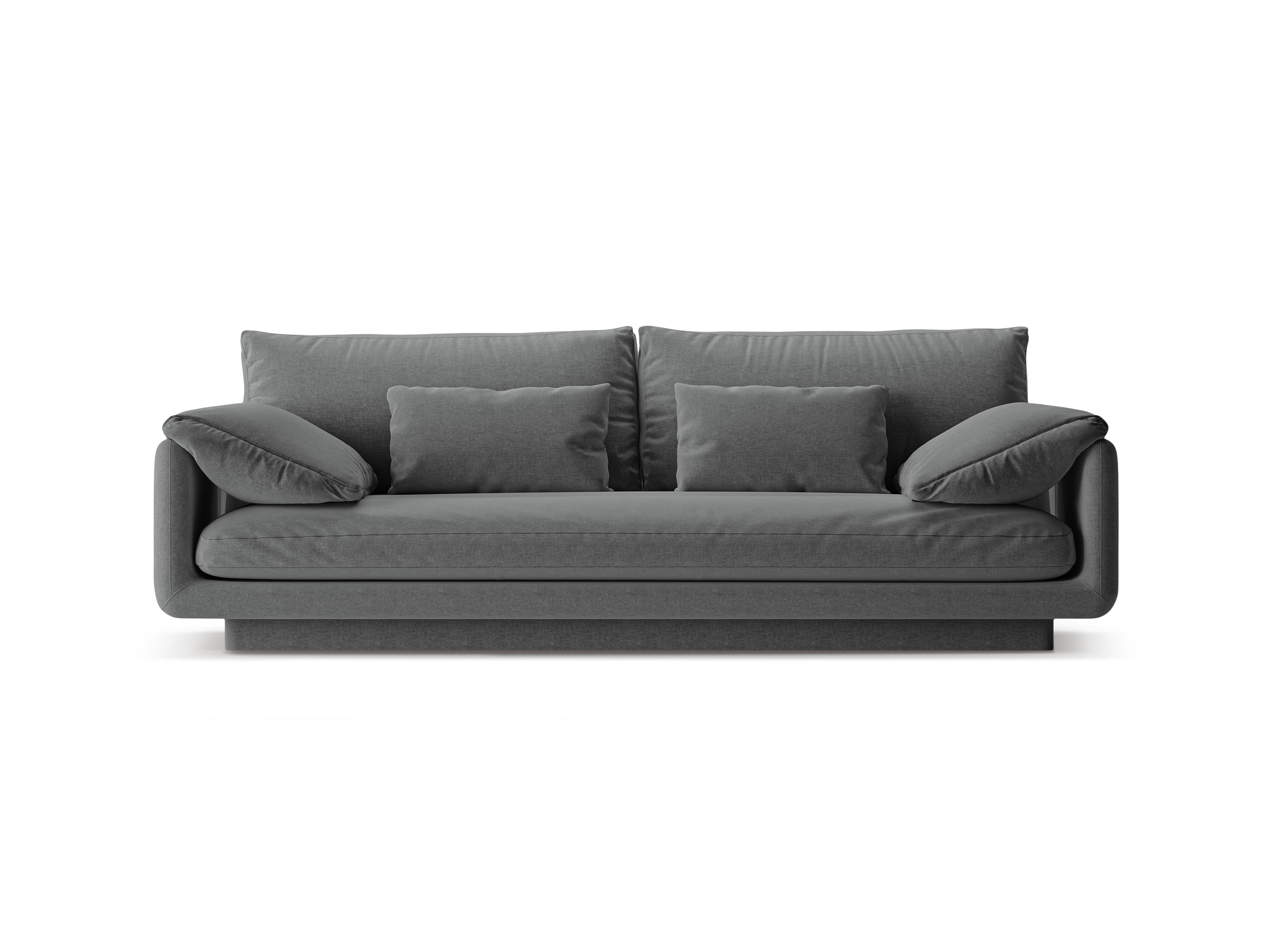 3-person sofa Torino dark gray