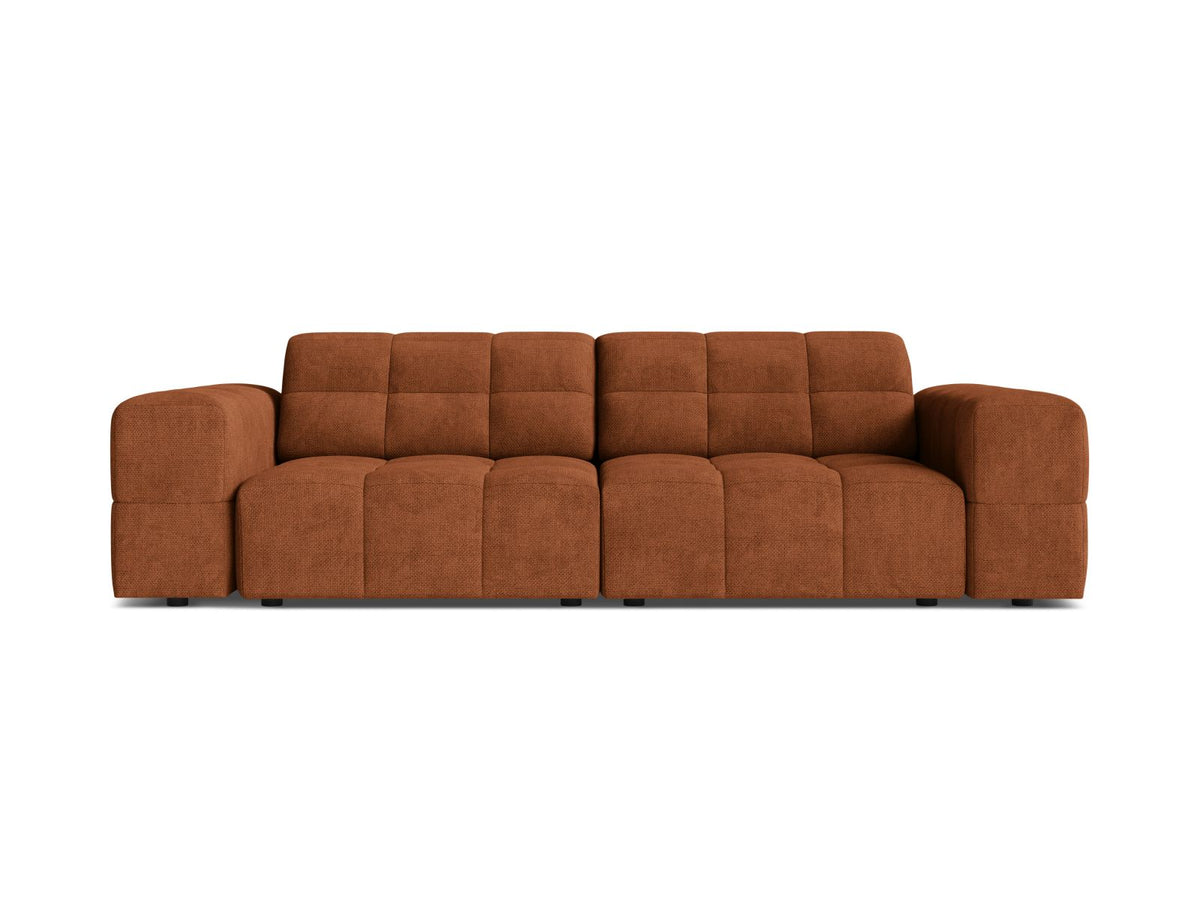 Sofa 3-osobowa JENNIFER ceglany szenil – Micadoni