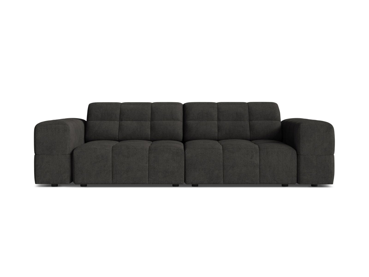 Sofa 3-osobowa JENNIFER grafitowy szenil – Micadoni